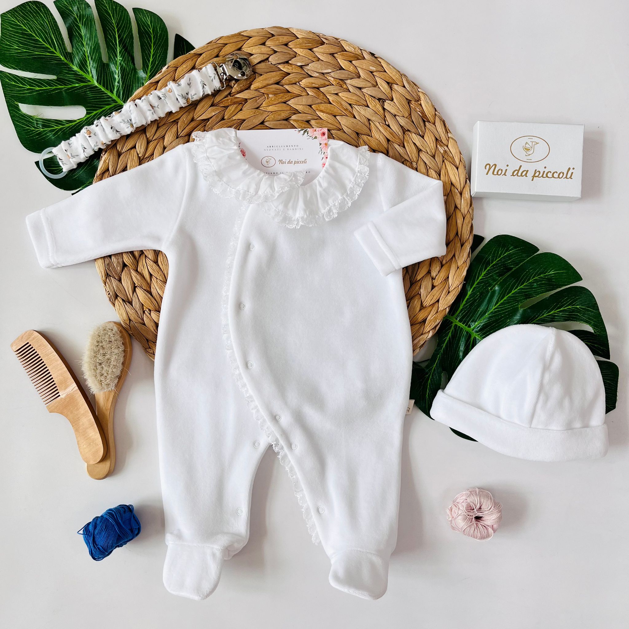 TUTINA ANTIPANICO PIZZO CINIGLIA BIANCO - Noi da piccoli