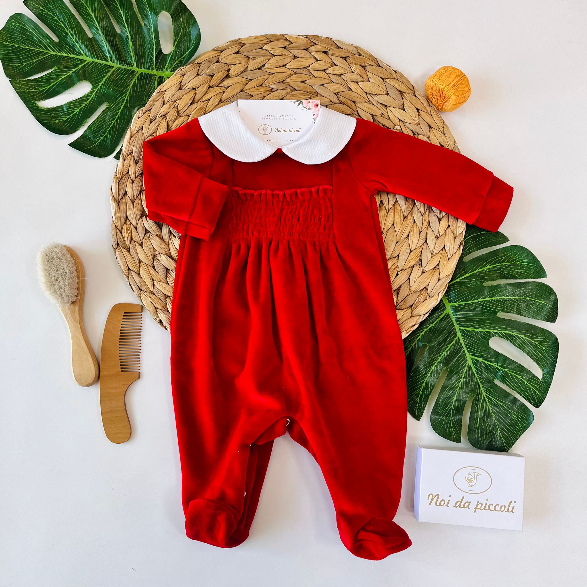 TUTINA ARRICCIATURA CINIGLIA Rosso - Noi da piccoli