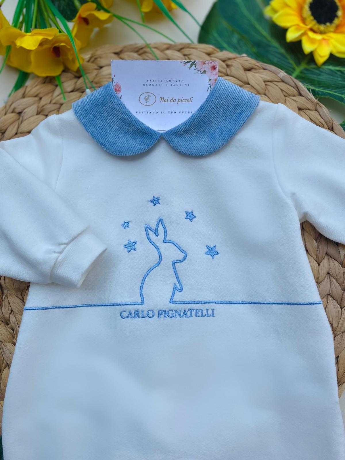 TUTINA caldo cotone BIANCO - CIELO - Noi da piccoli