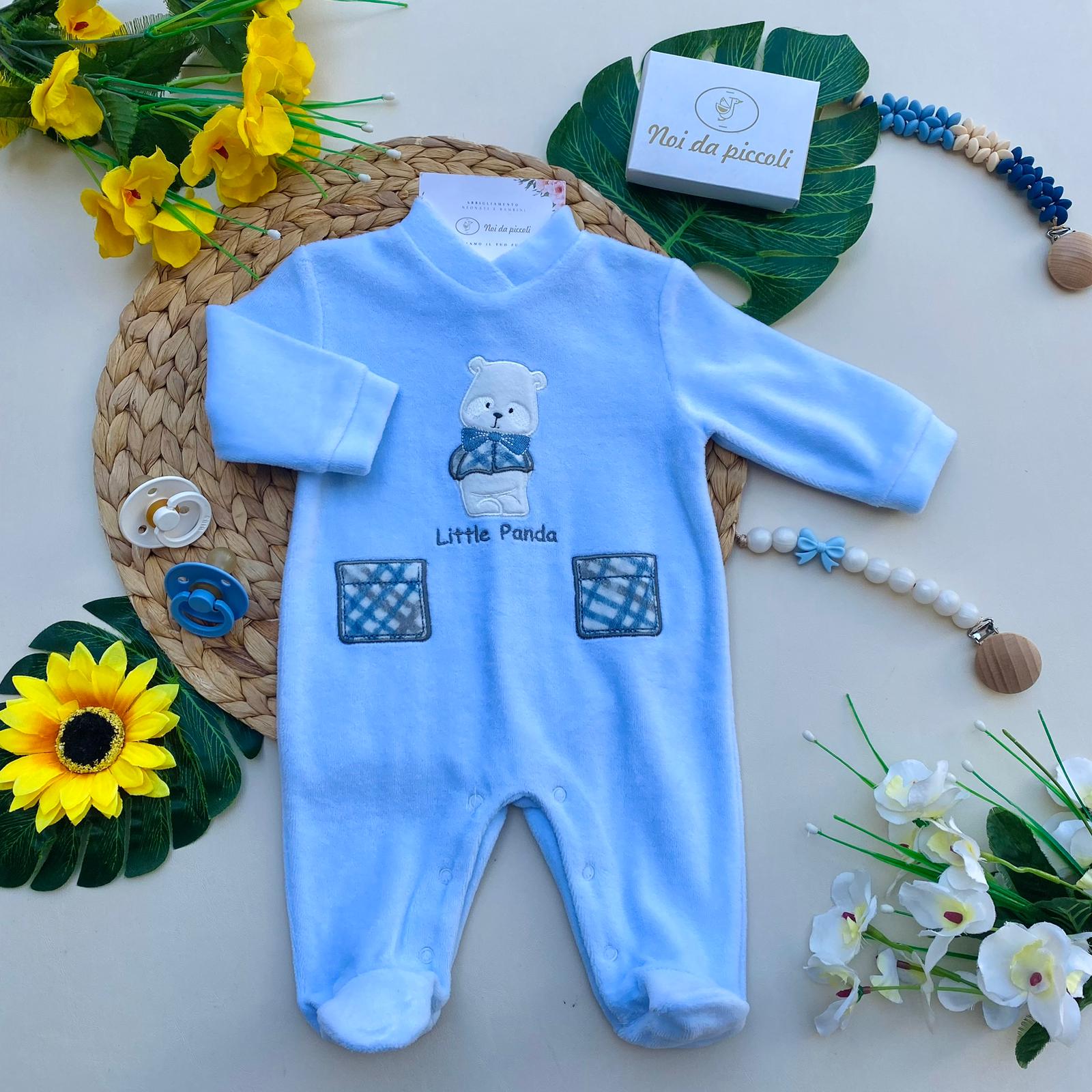 TUTINA CINIGLIA CIELO CON PANDA - Noi da piccoli