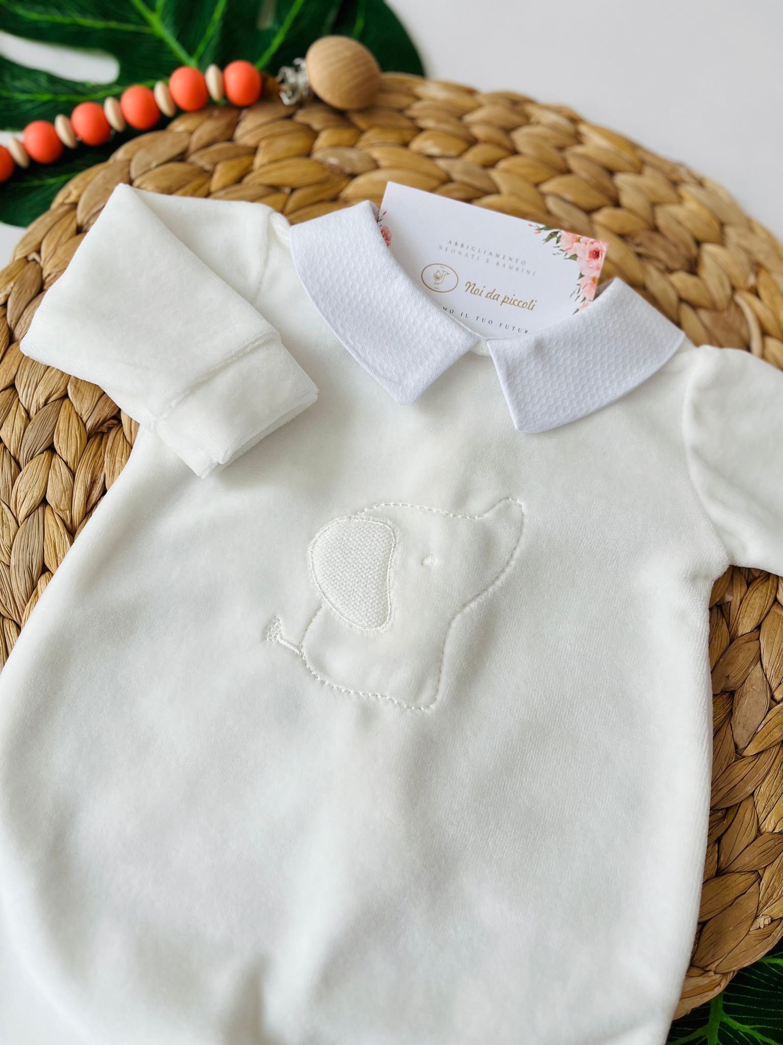 TUTINA CINIGLIA ELEFANTINO PANNA - Noi da piccoli