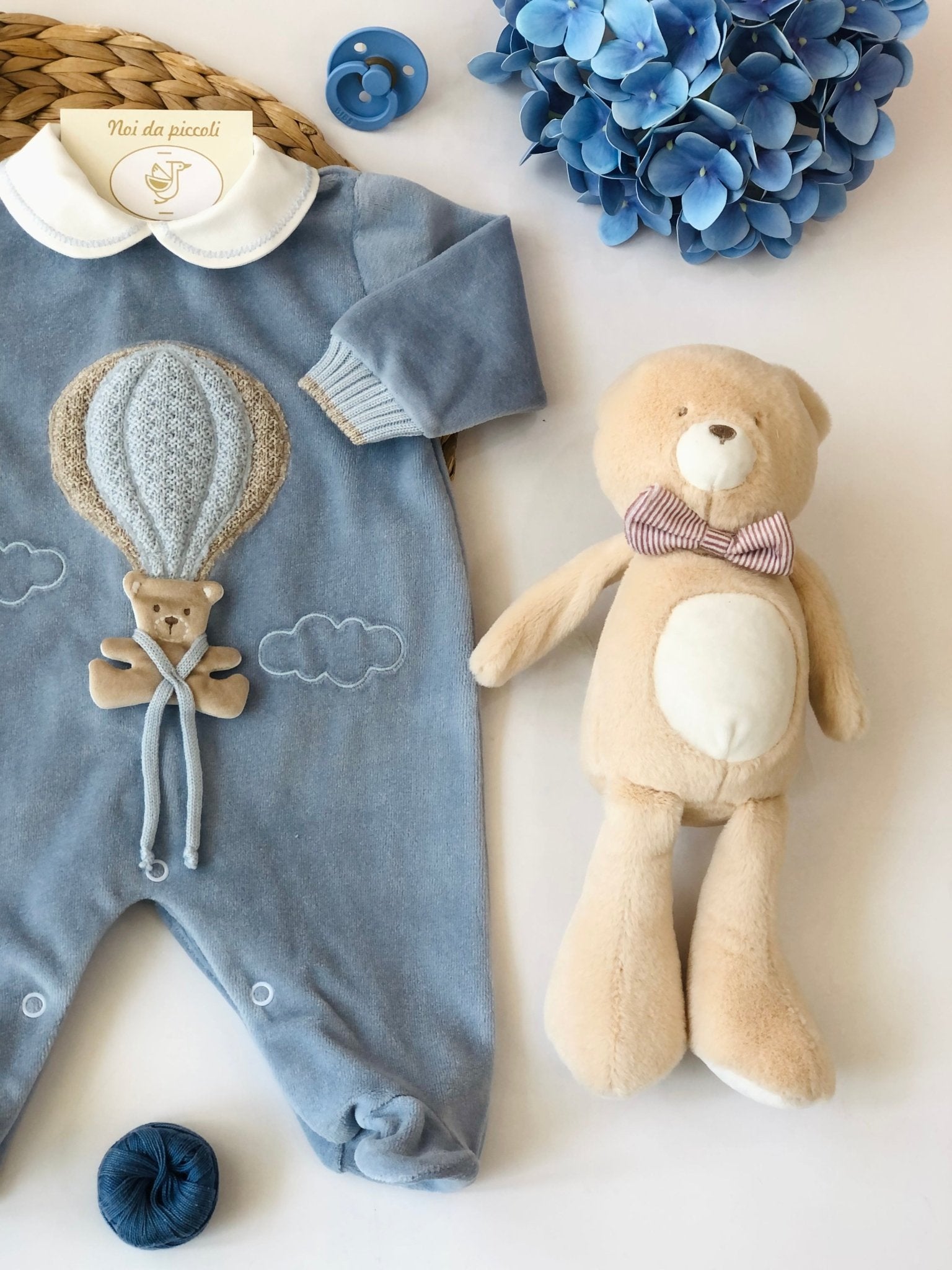 TUTINA CINIGLIA MONGOLFIERA TEDDY POLVERE - Noi da piccoli