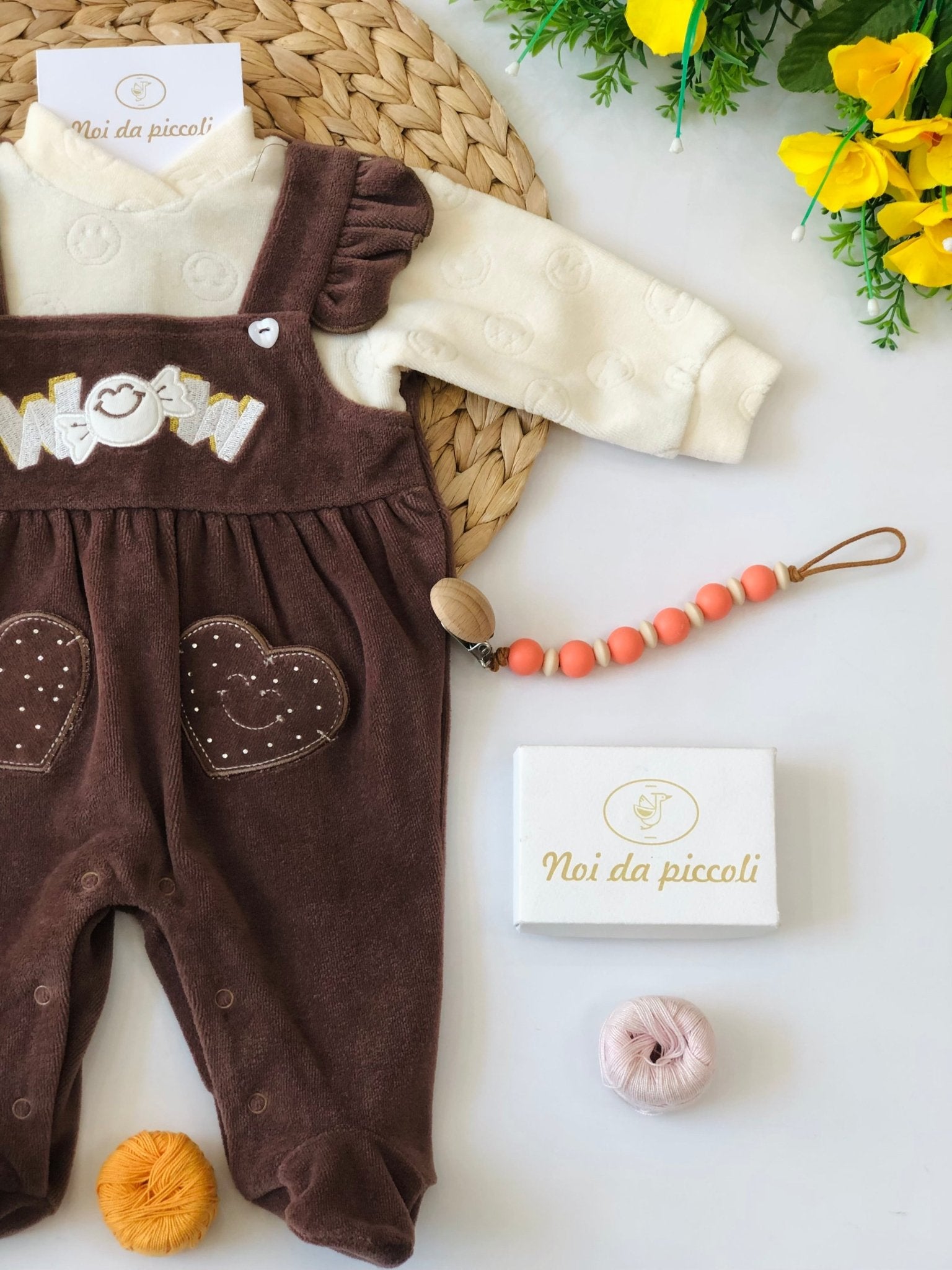 TUTINA CINIGLIA VELOUR CACAO - Noi da piccoli