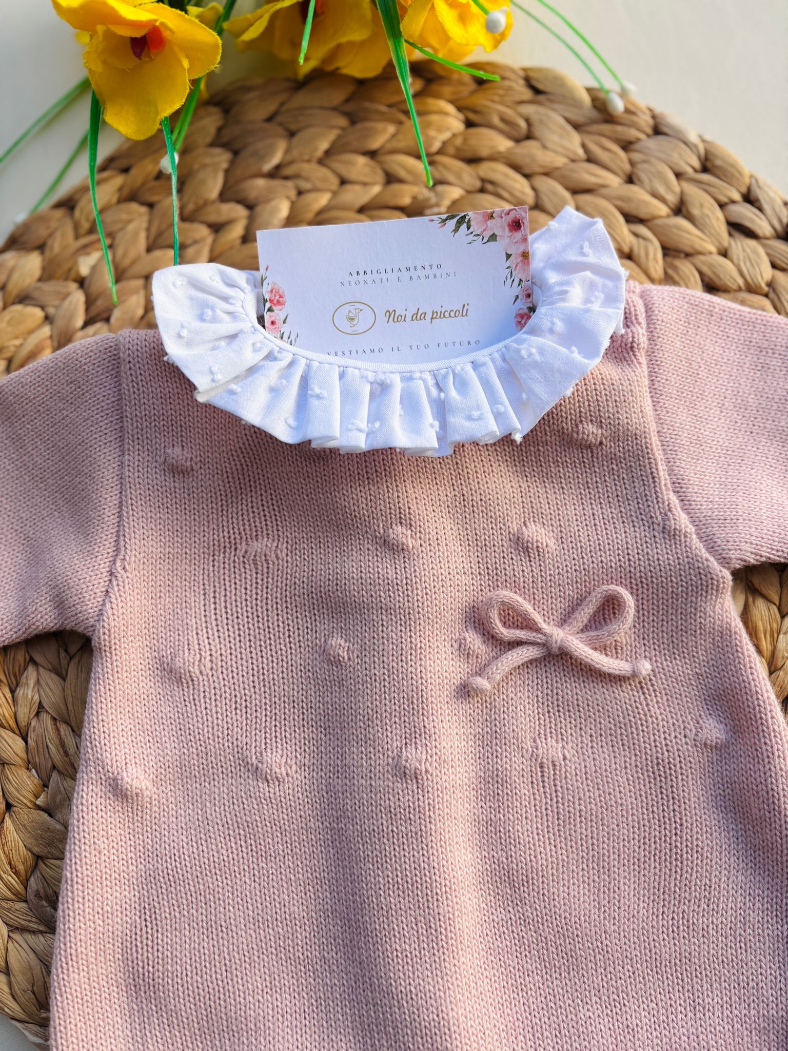 TUTINA COLLETTO PLUMETIS FILATO CALDO ROSADO - Noi da piccoli