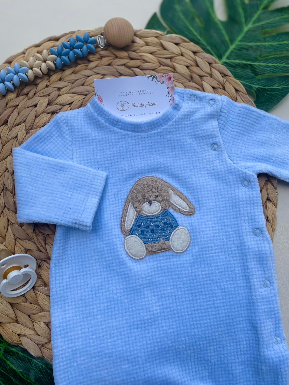 TUTINA CON CAGNOLINO CENTRALE CINIGLIA NUBE - CIELO - Noi da piccoli