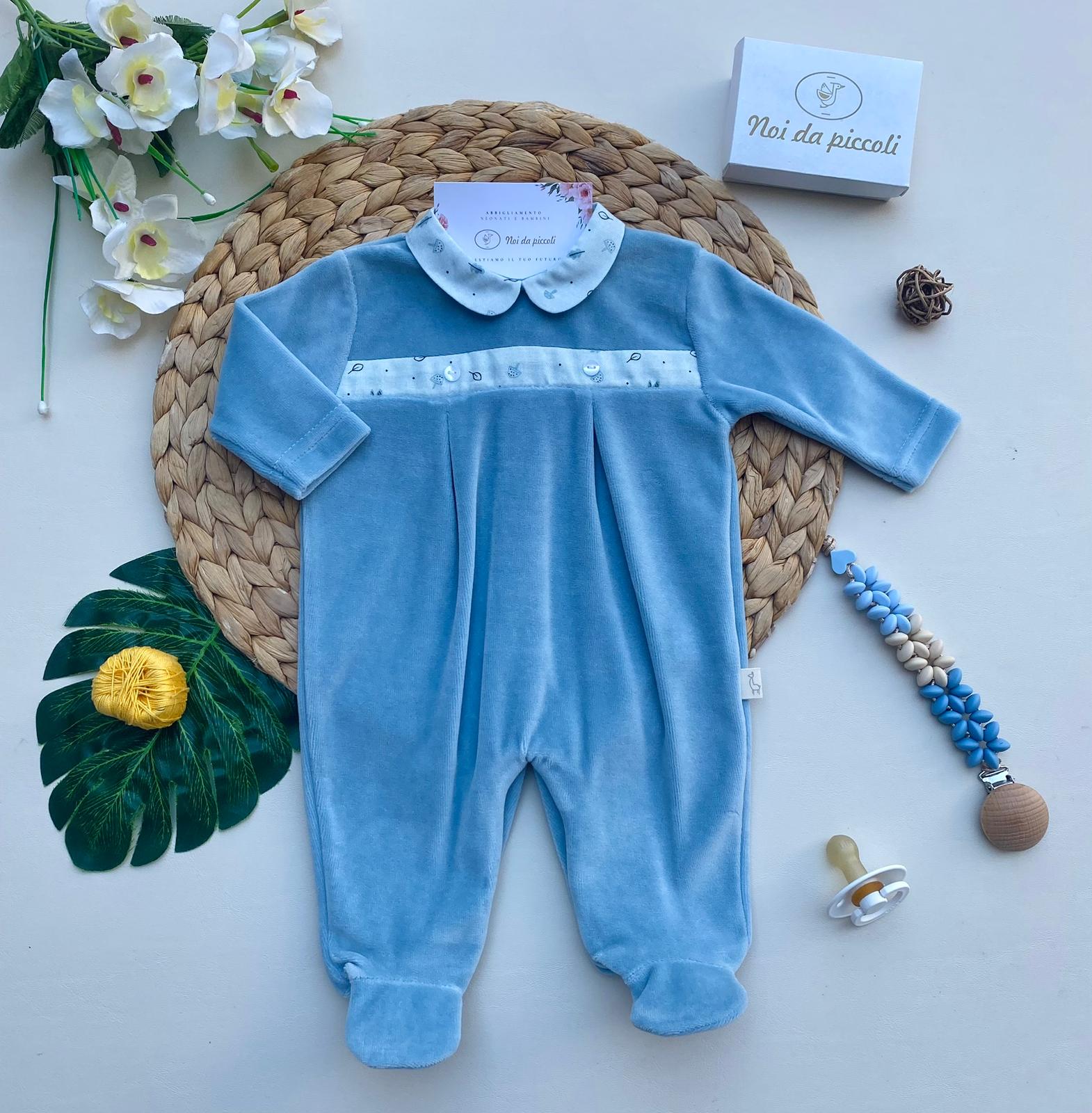 TUTINA CON DISEGNINI CINIGLIA CIELO - Noi da piccoli