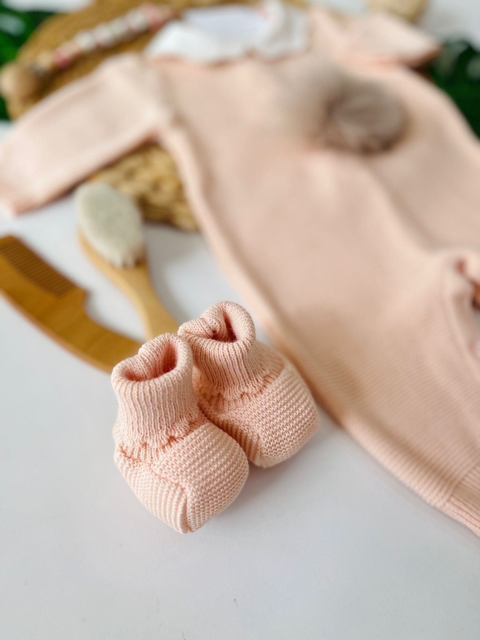 TUTINA CON PARURE FILATO CALDO CIPRA PEACH - Noi da piccoli