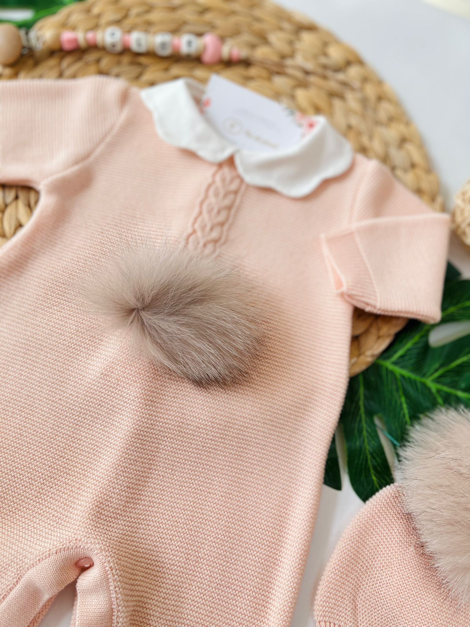 TUTINA CON PARURE FILATO CALDO CIPRA PEACH - Noi da piccoli