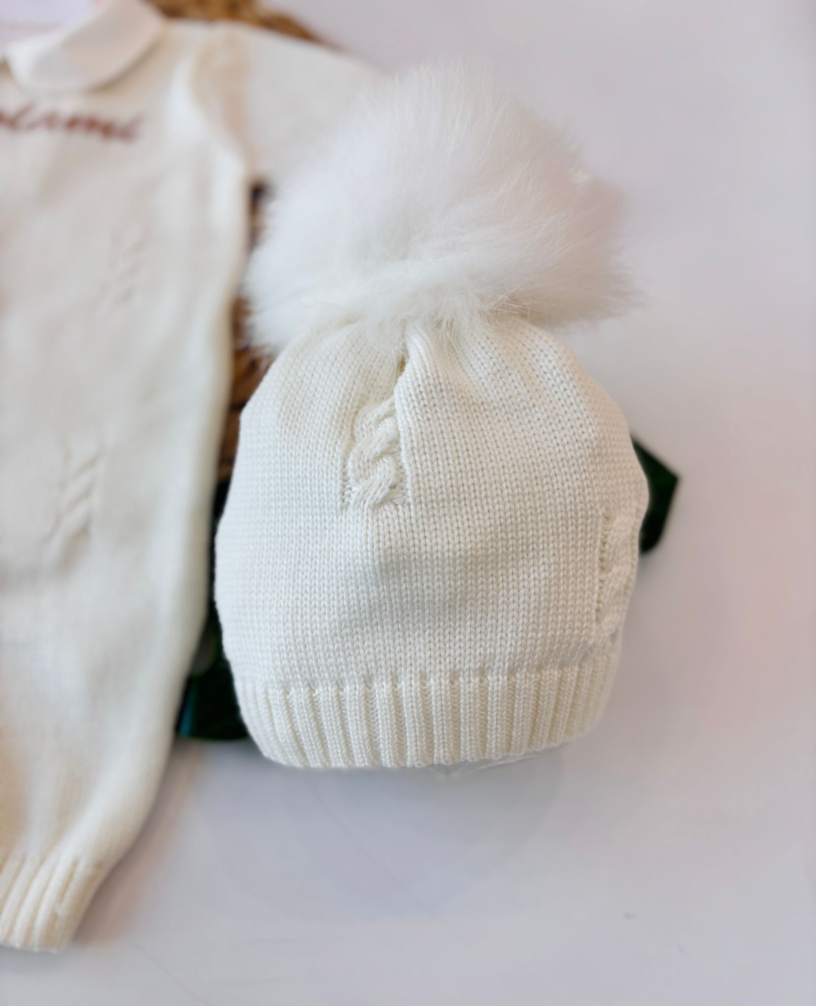 TUTINA CON PARURE PURA LANA PANNA COCCOLAMI - Noi da piccoli
