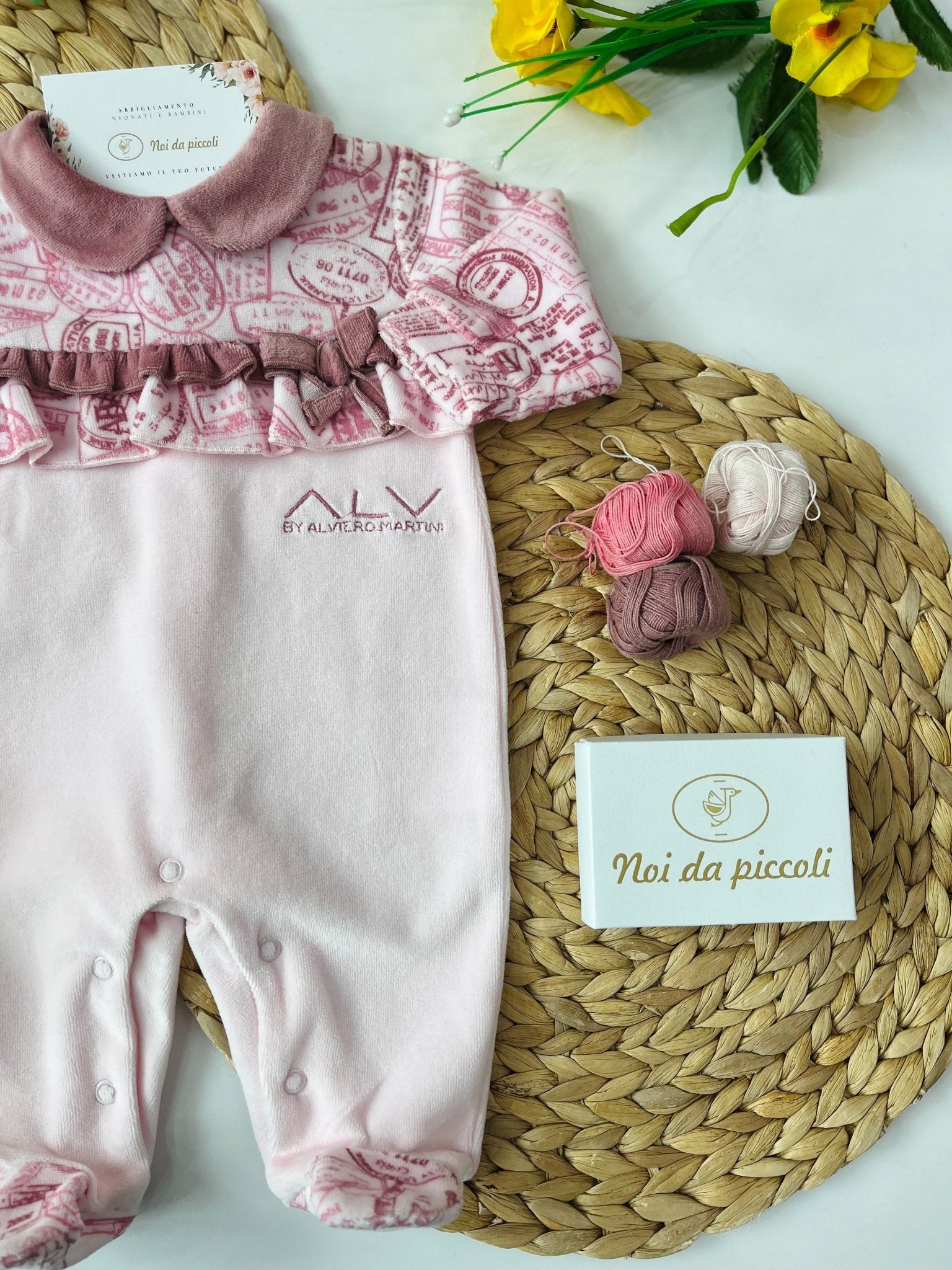 TUTINA CON SET PARURE ROSA ALVIERO MARTINI - Noi da piccoli