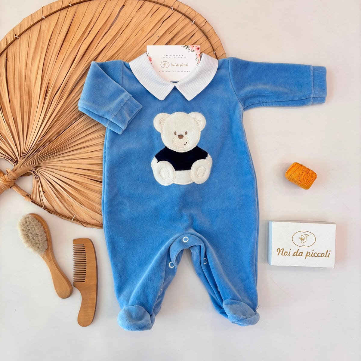 Tutina con Teddy Ciniglia Avion Bebe' Margo' - Noi da piccoli