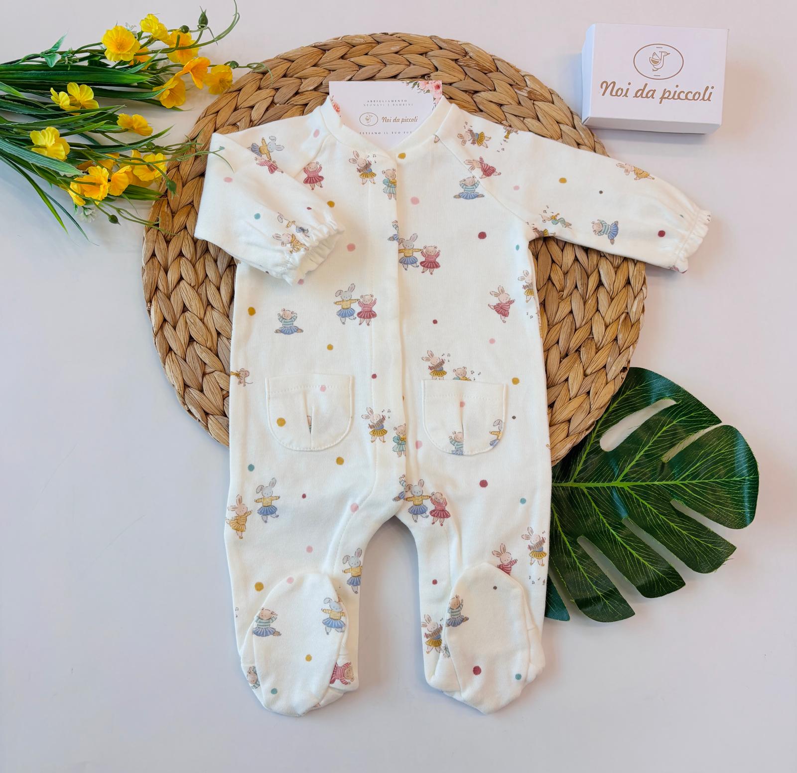 TUTINA COTONE CALDO BIANCO - Noi da piccoli