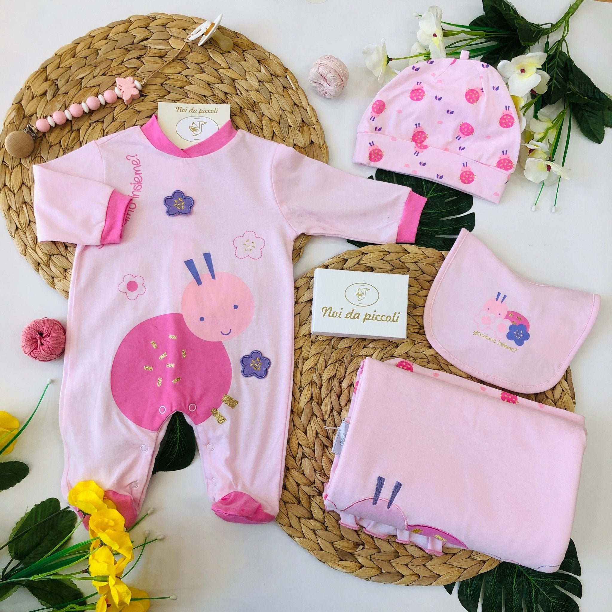 TUTINA COTONE ROSA GIOCHIAMO INSIEME - Noi da piccoli