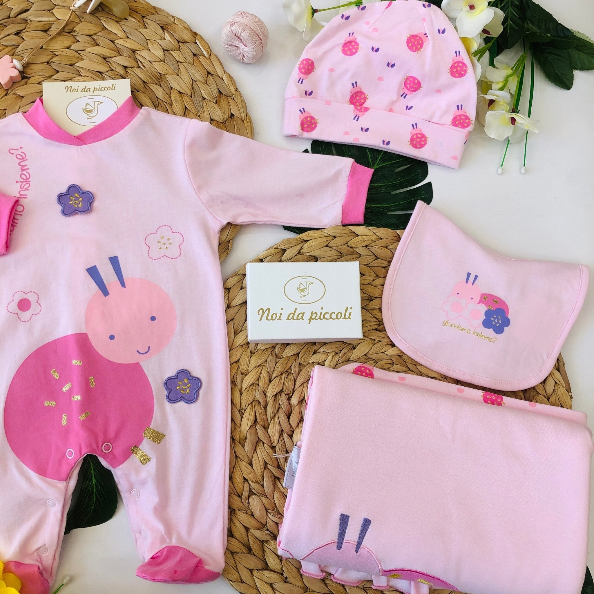 TUTINA COTONE ROSA GIOCHIAMO INSIEME - Noi da piccoli