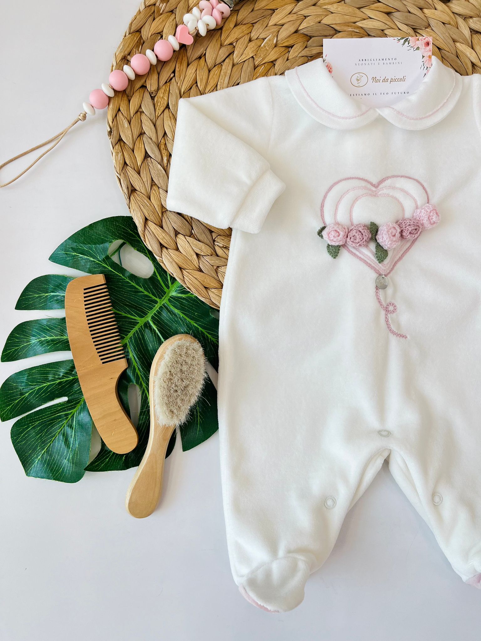 TUTINA CUORICINO CINIGLIA VANIGLIA ROSA MARSALA - Noi da piccoli