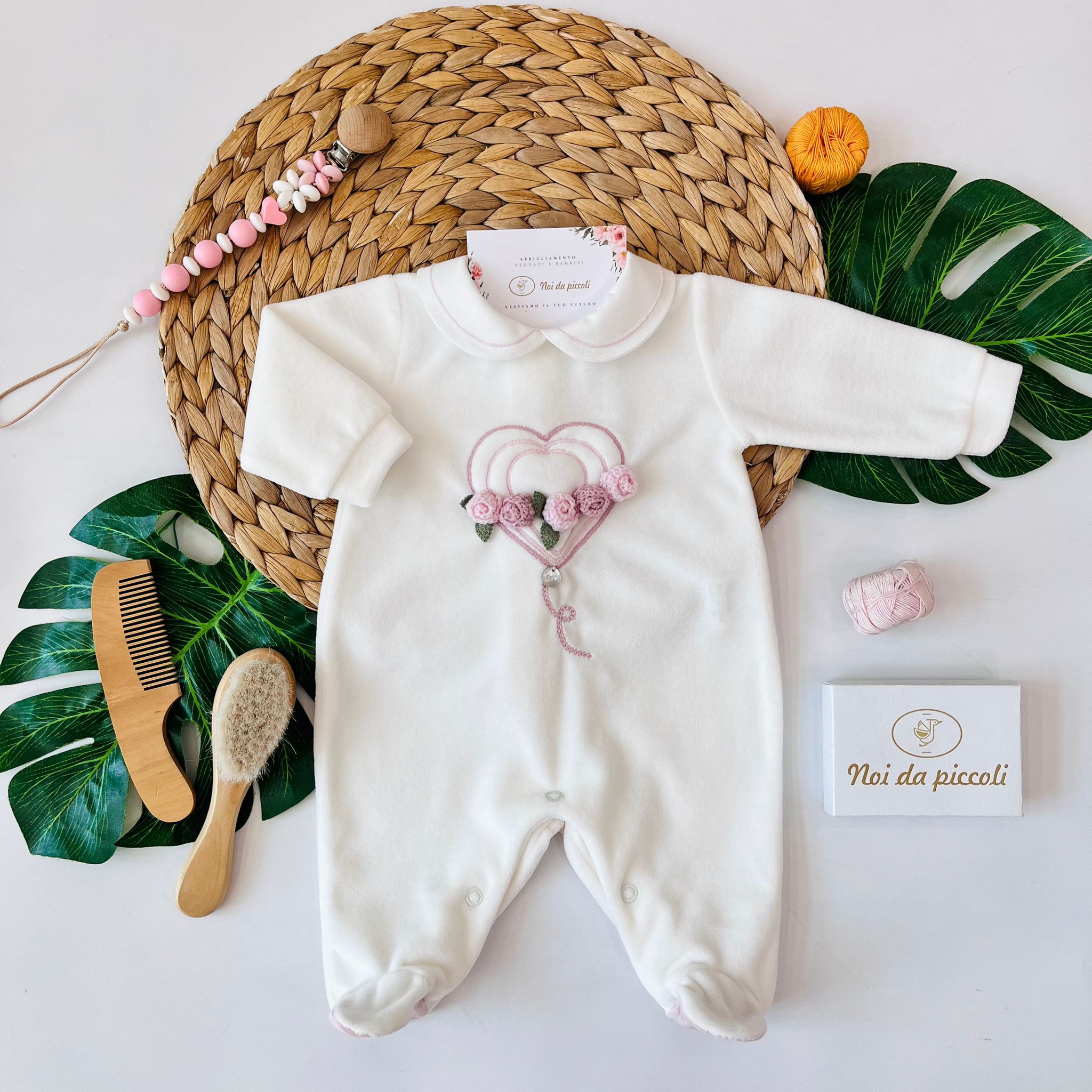 TUTINA CUORICINO CINIGLIA VANIGLIA ROSA MARSALA - Noi da piccoli