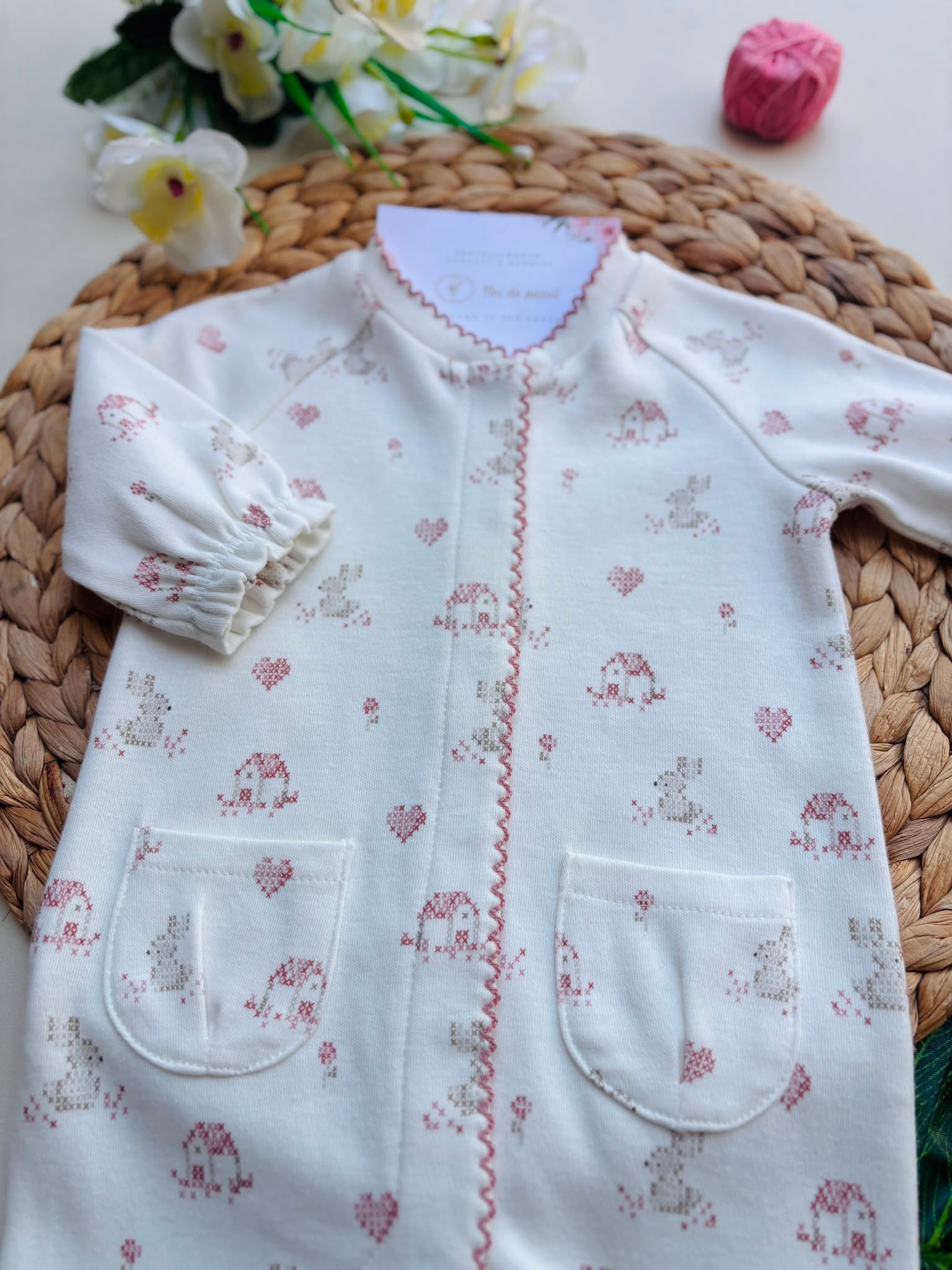 TUTINA IN CALDO COTONE ANTIPANICO BIANCO - Noi da piccoli