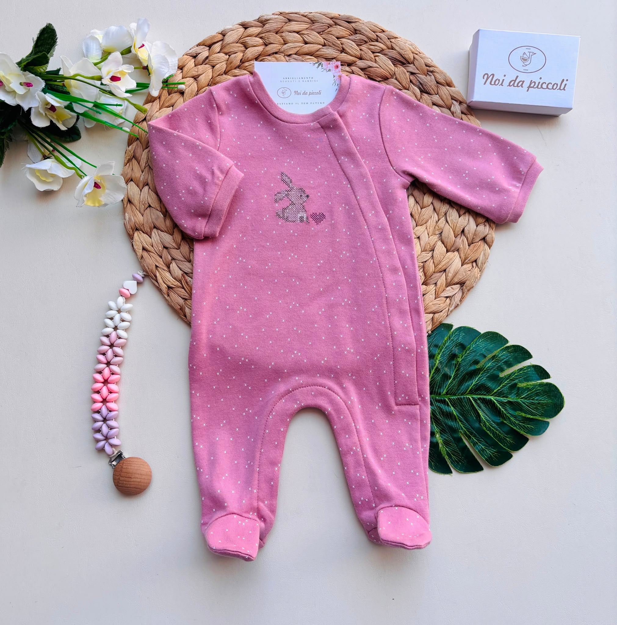 TUTINA IN CALDO COTONE ANTIPANICO ROSA SCURO - Noi da piccoli