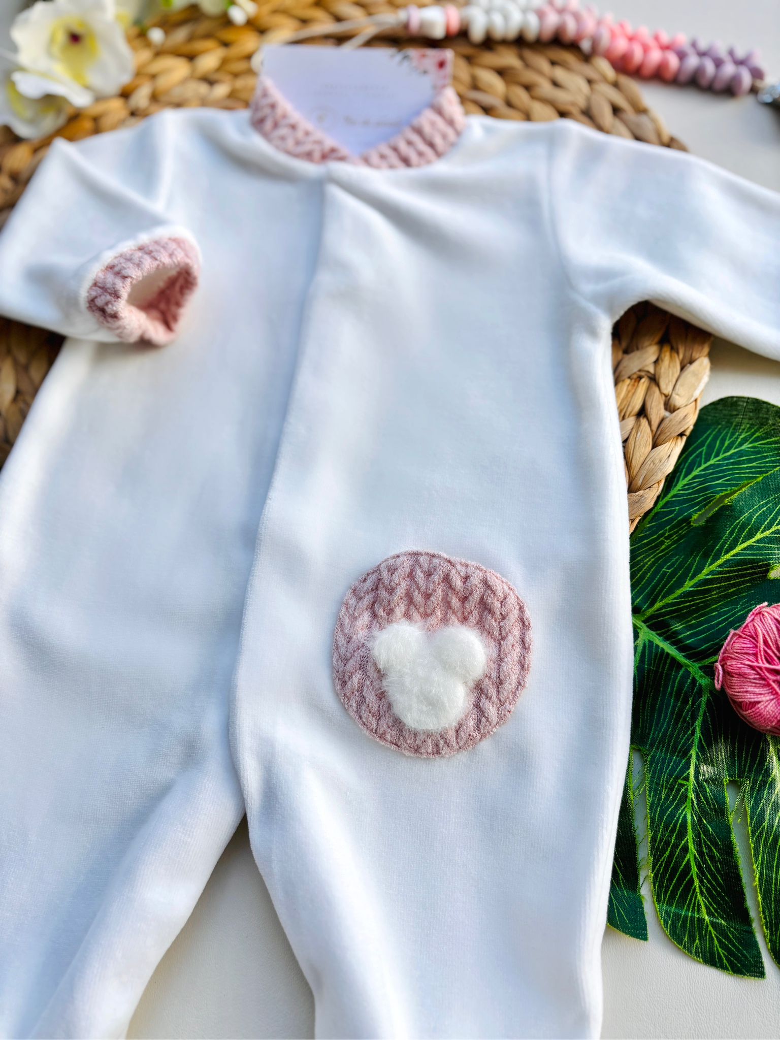 TUTINA IN CINIGLIA ANTIPANICO BIANCO ROSA - Noi da piccoli