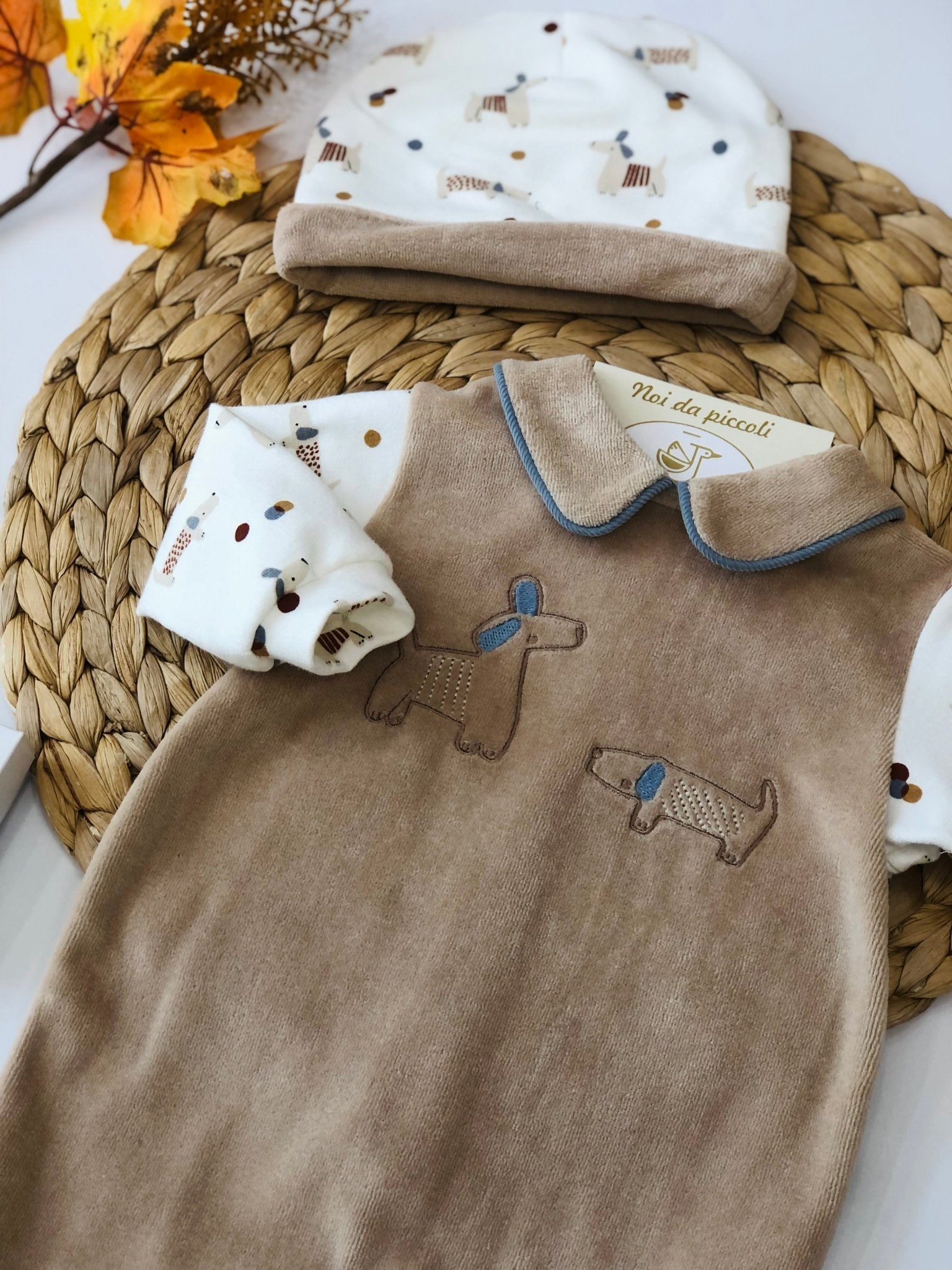 TUTINA IN CINIGLIA BASSOTTO BEIGE - Noi da piccoli