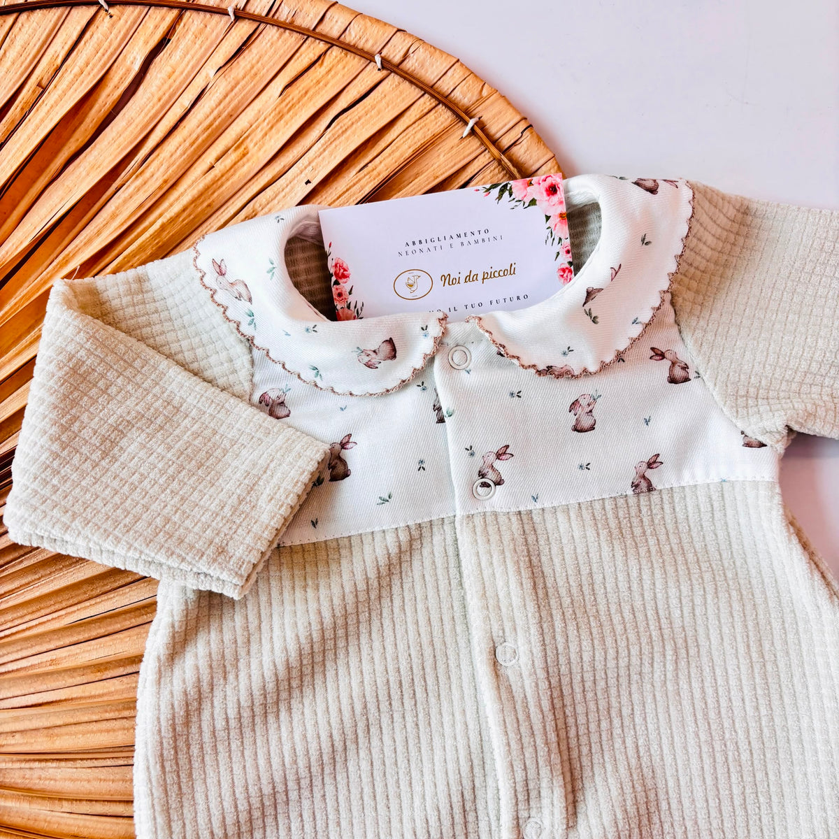 TUTINA IN CINIGLIA BEIGE - Noi da piccoli