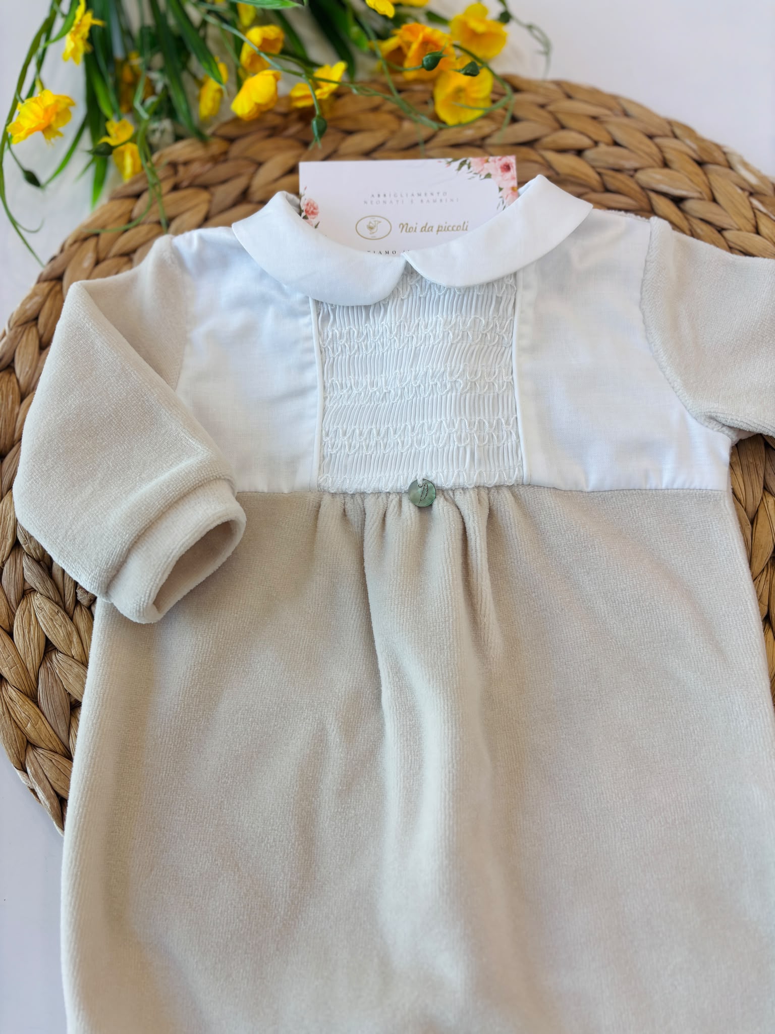TUTINA IN CINIGLIA BEIGE - Noi da piccoli
