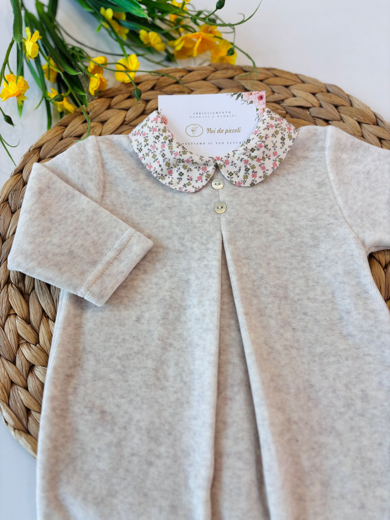 TUTINA IN CINIGLIA BEIGE - Noi da piccoli