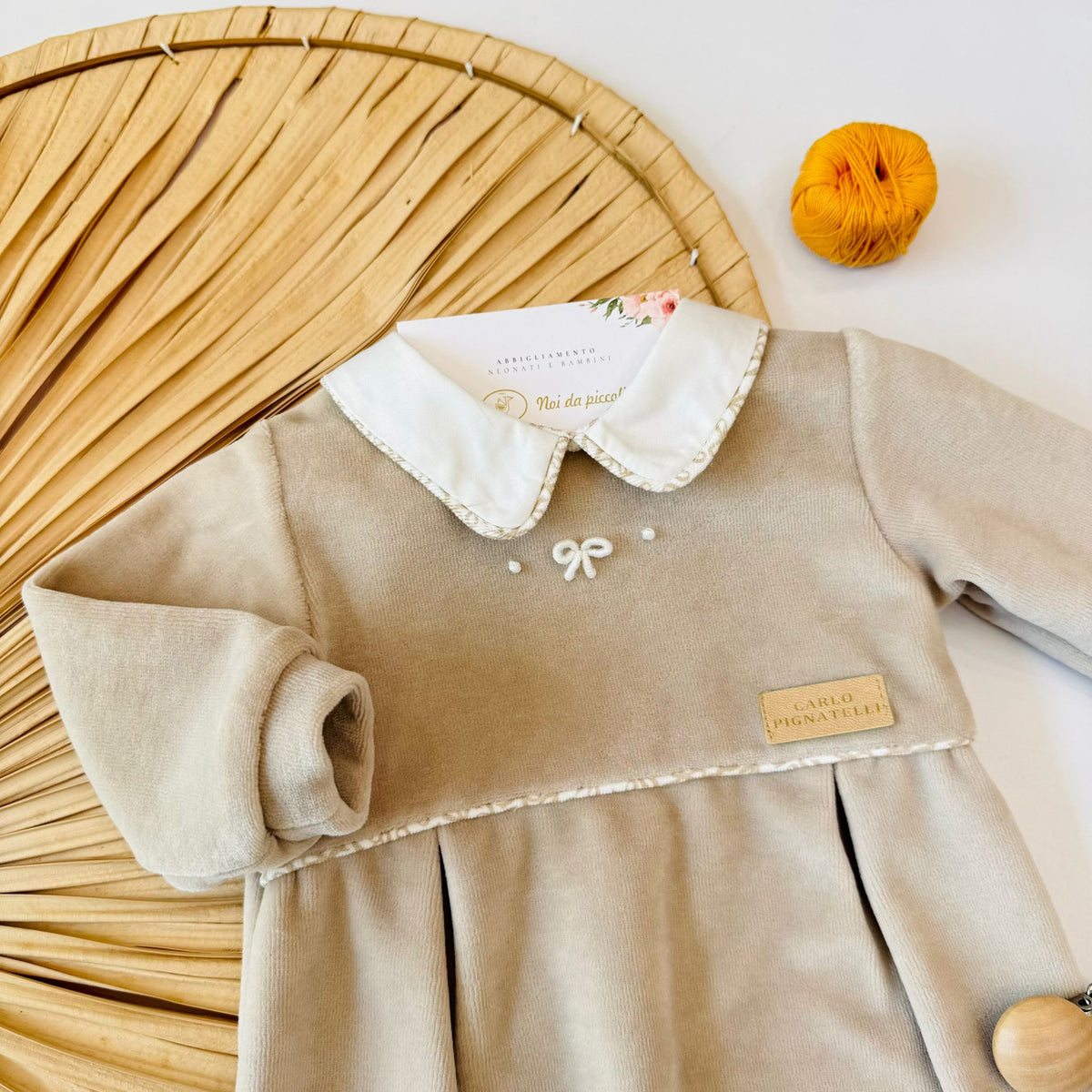 TUTINA IN CINIGLIA BEIGE - Noi da piccoli
