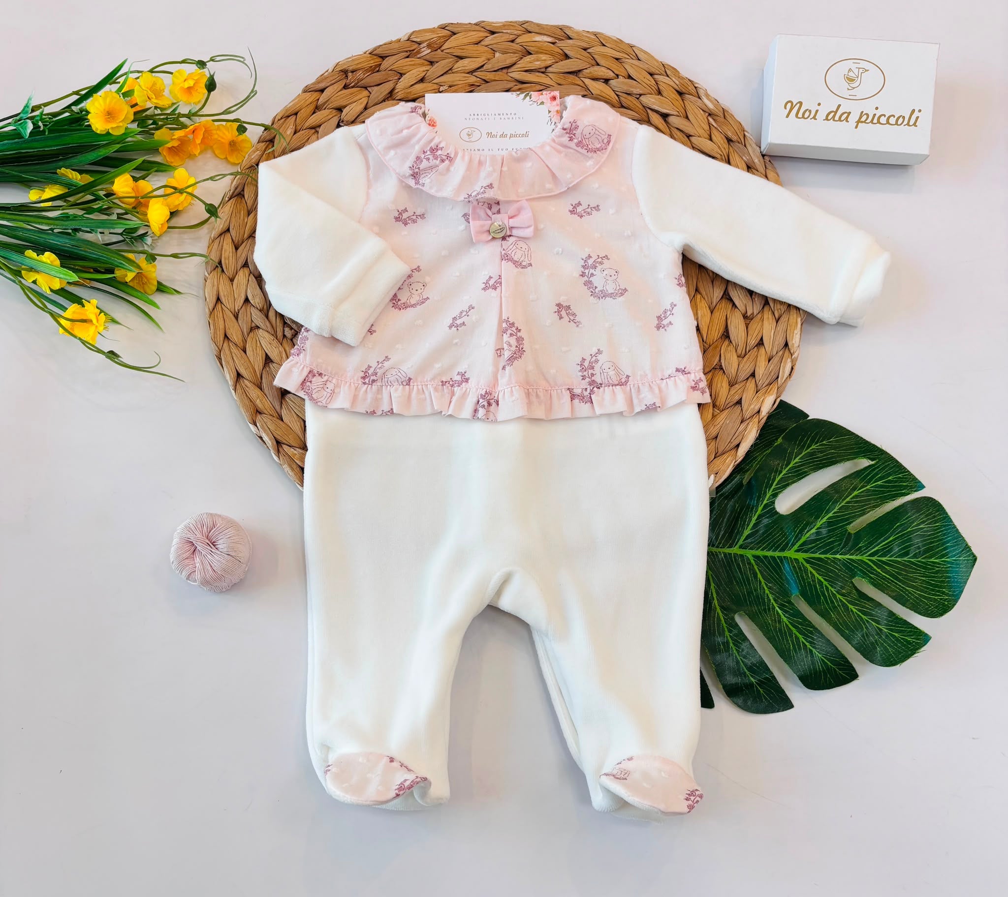 TUTINA IN CINIGLIA BIANCO - Noi da piccoli