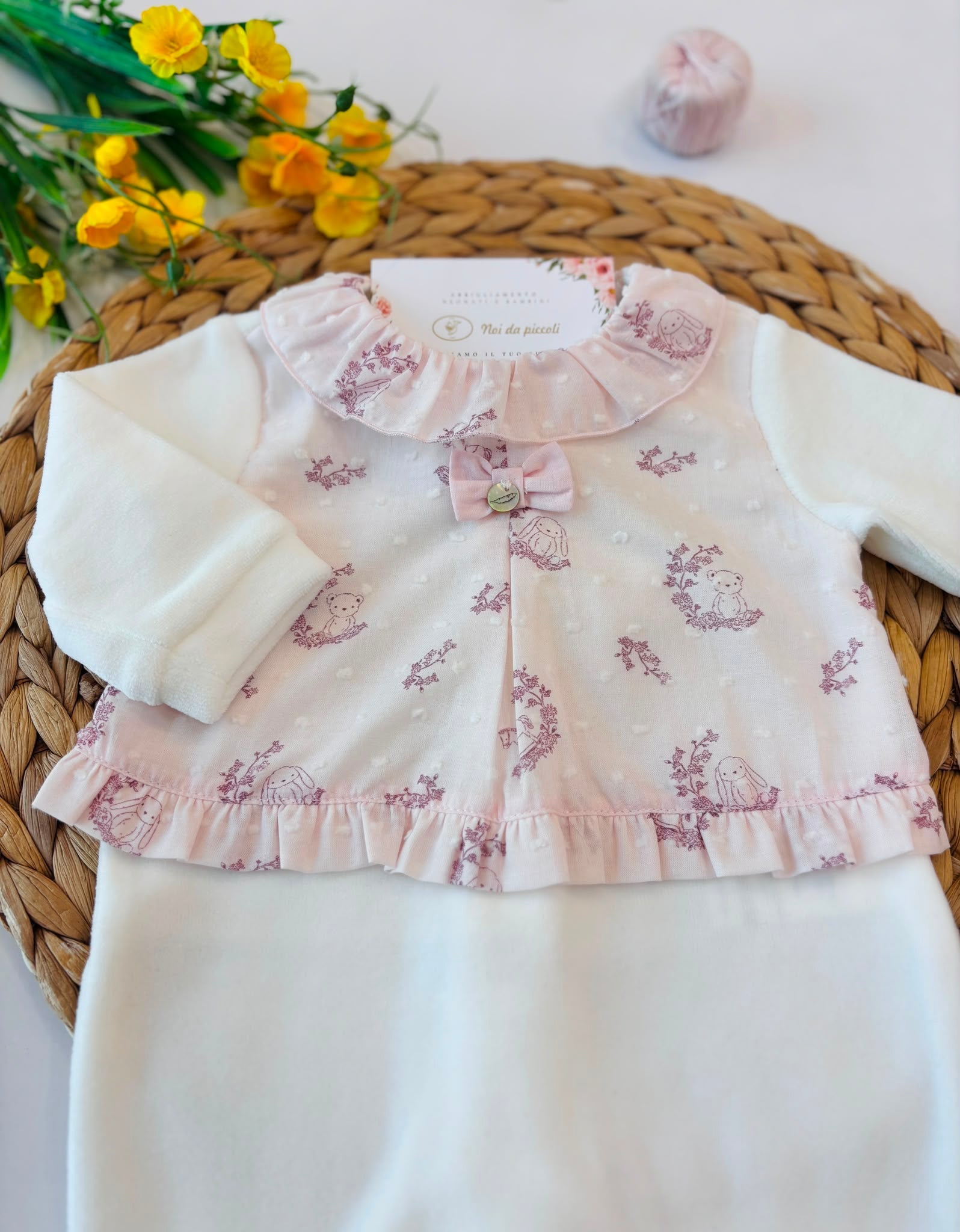 TUTINA IN CINIGLIA BIANCO - Noi da piccoli