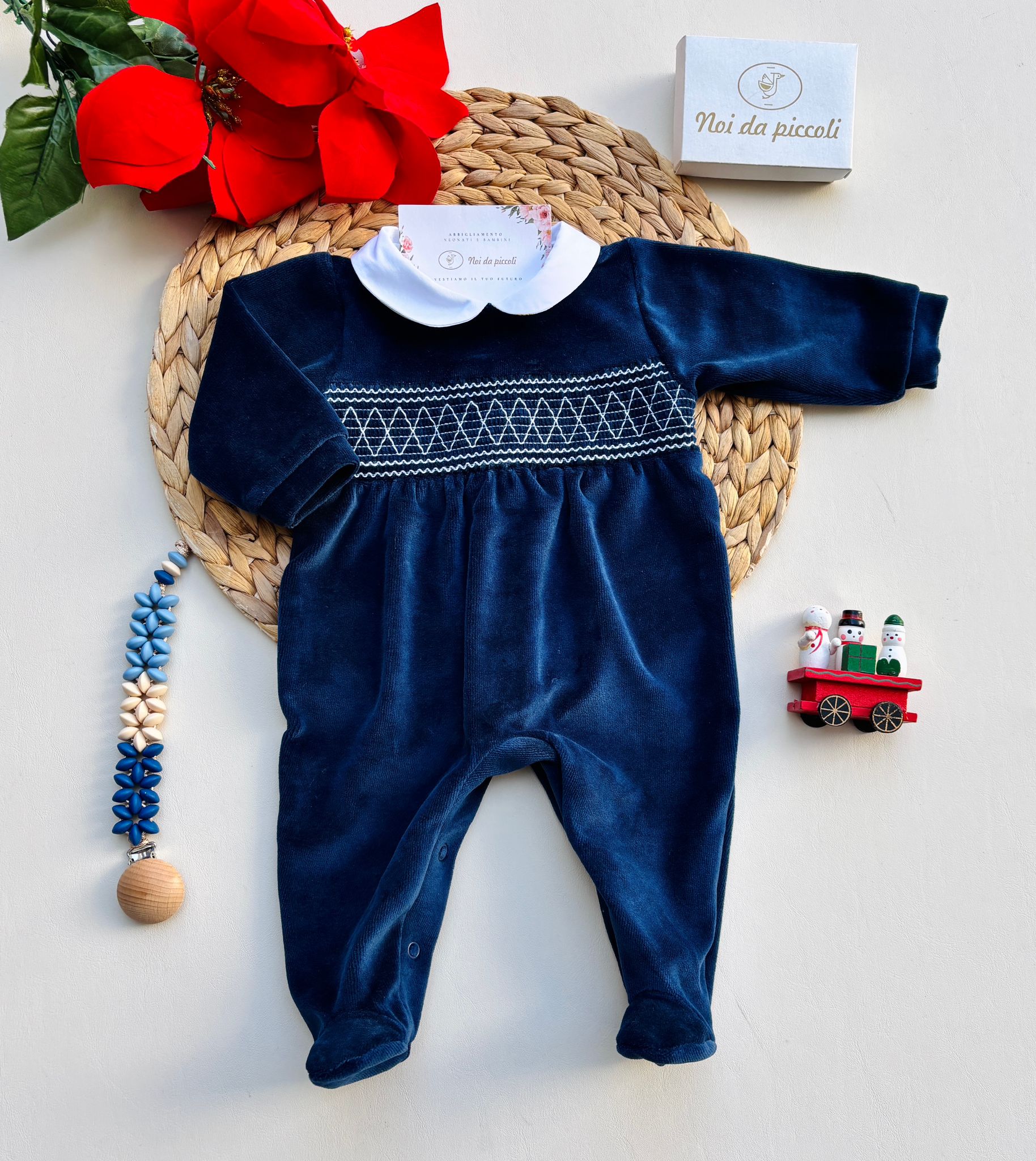 TUTINA IN CINIGLIA BLU NAVY - Noi da piccoli