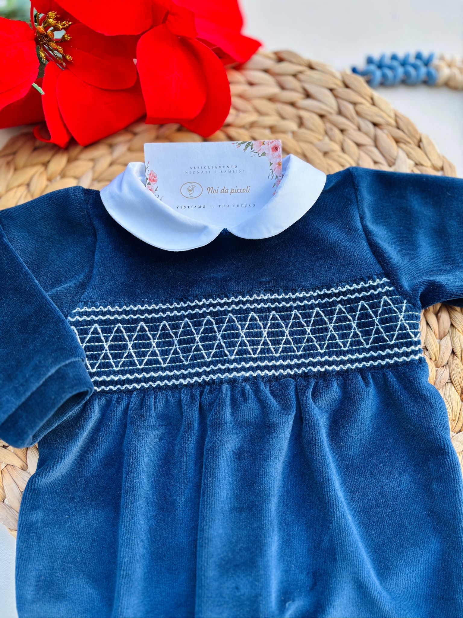TUTINA IN CINIGLIA BLU NAVY - Noi da piccoli