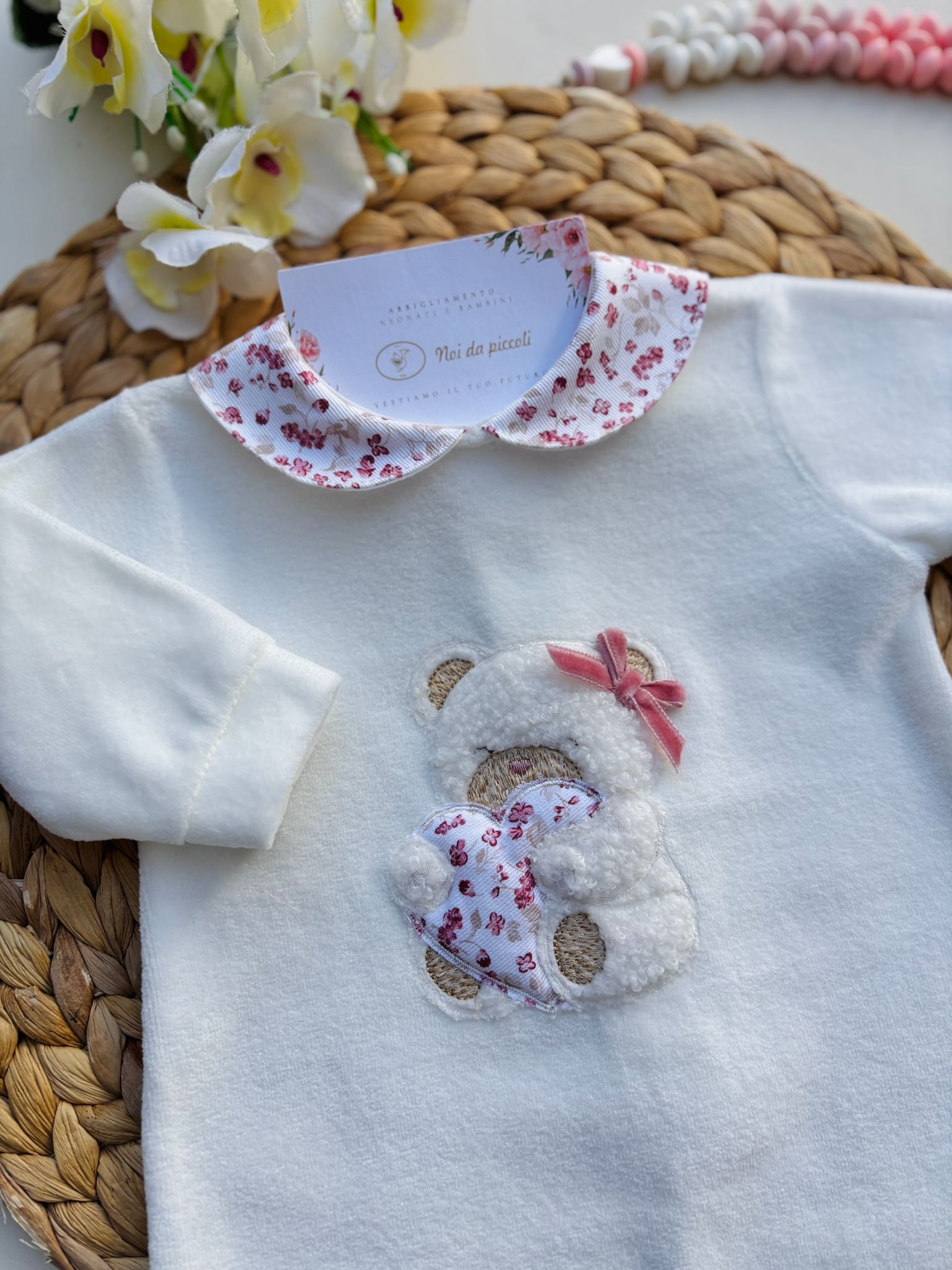 TUTINA IN CINIGLIA CON ORSACCHIOTTO PANNA - Noi da piccoli