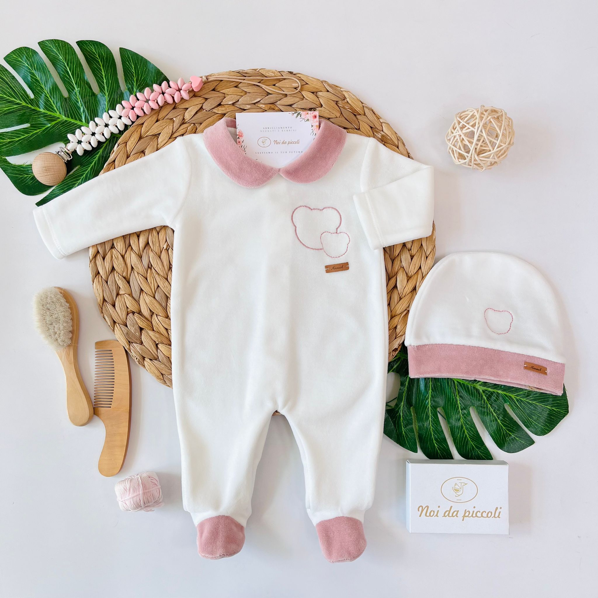 TUTINA IN CINIGLIA CON ORSETTI PANNA ROSA - Noi da piccoli