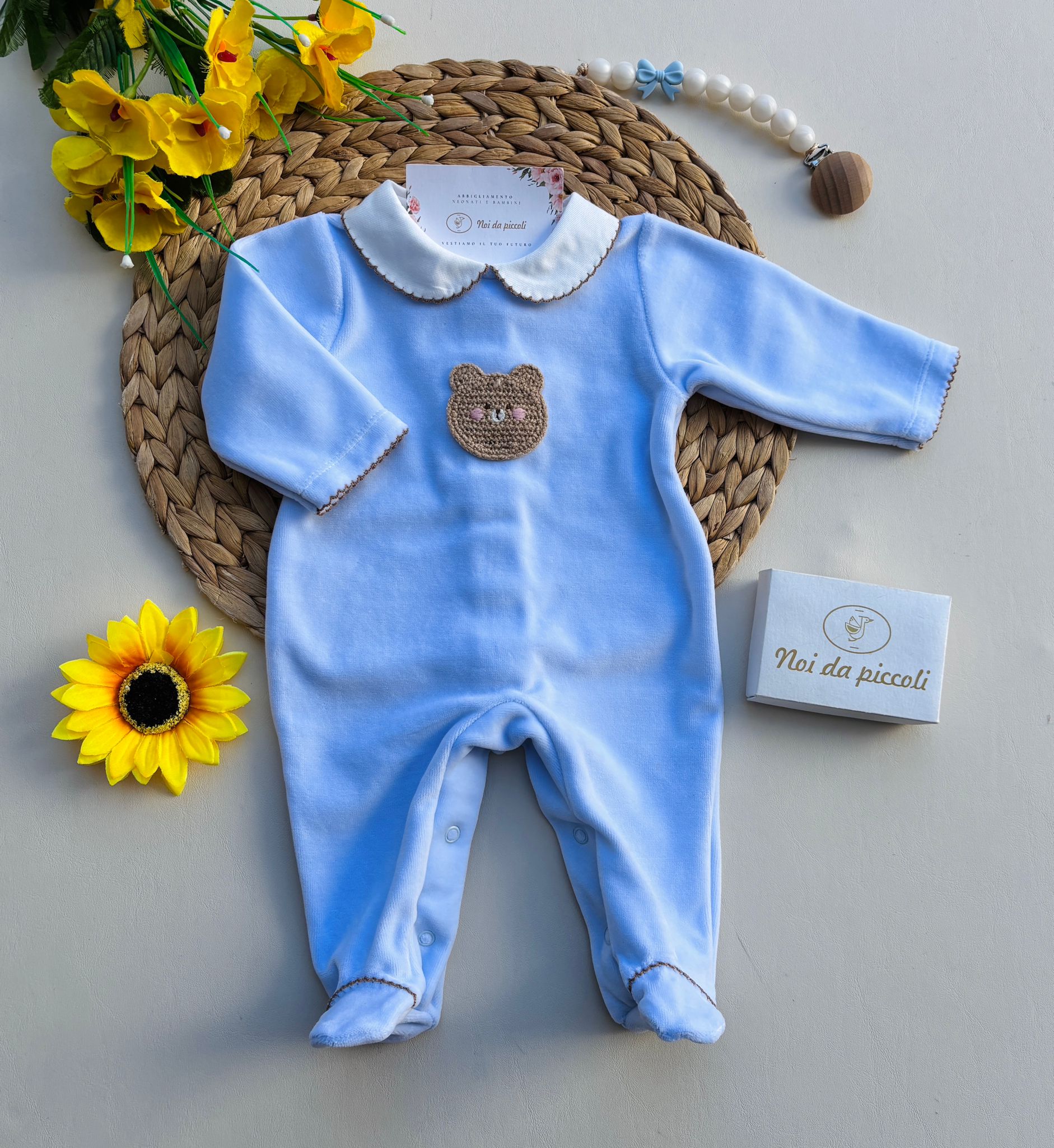 TUTINA IN CINIGLIA CON ORSETTO CENTRALE POLVERE - Noi da piccoli