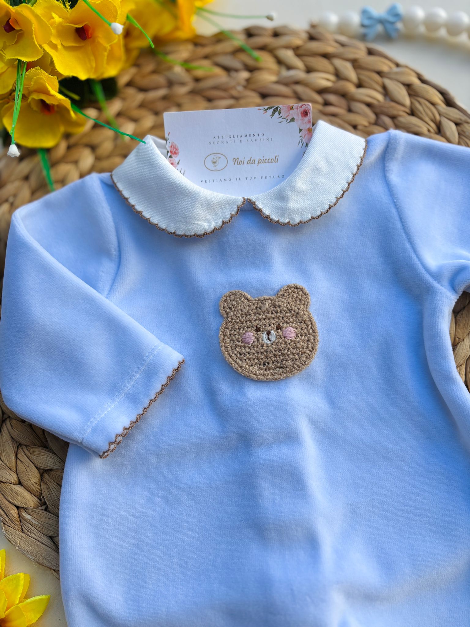 TUTINA IN CINIGLIA CON ORSETTO CENTRALE POLVERE - Noi da piccoli