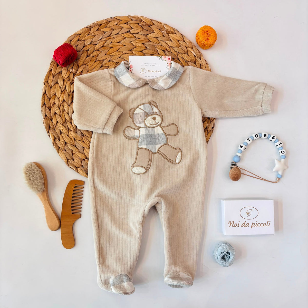 TUTINA IN CINIGLIA CON TED BEIGE - Noi da piccoli