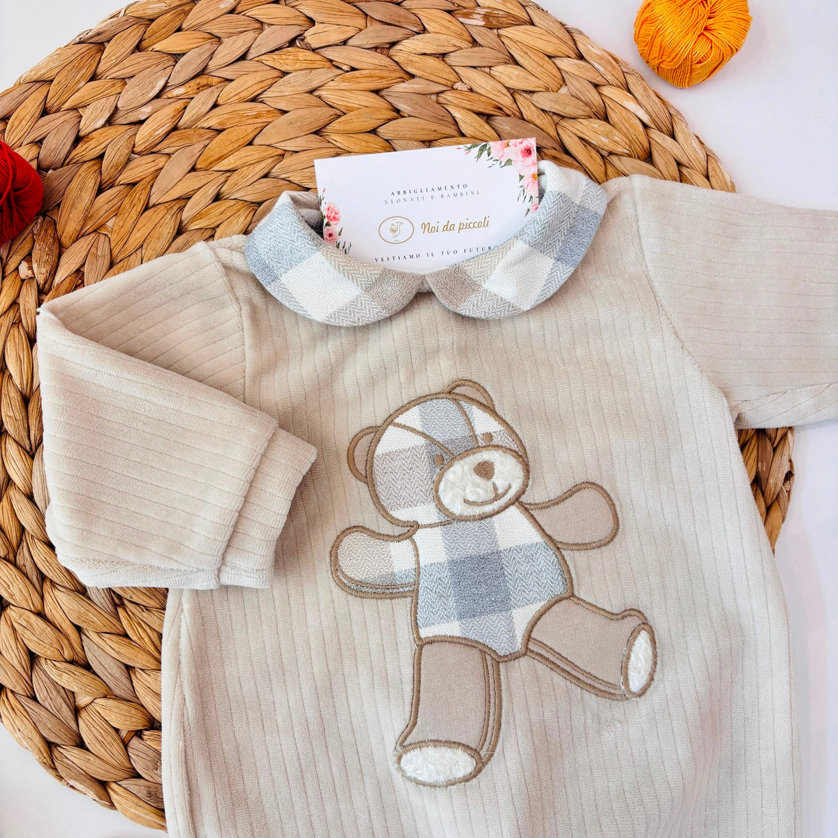 TUTINA IN CINIGLIA CON TED BEIGE - Noi da piccoli