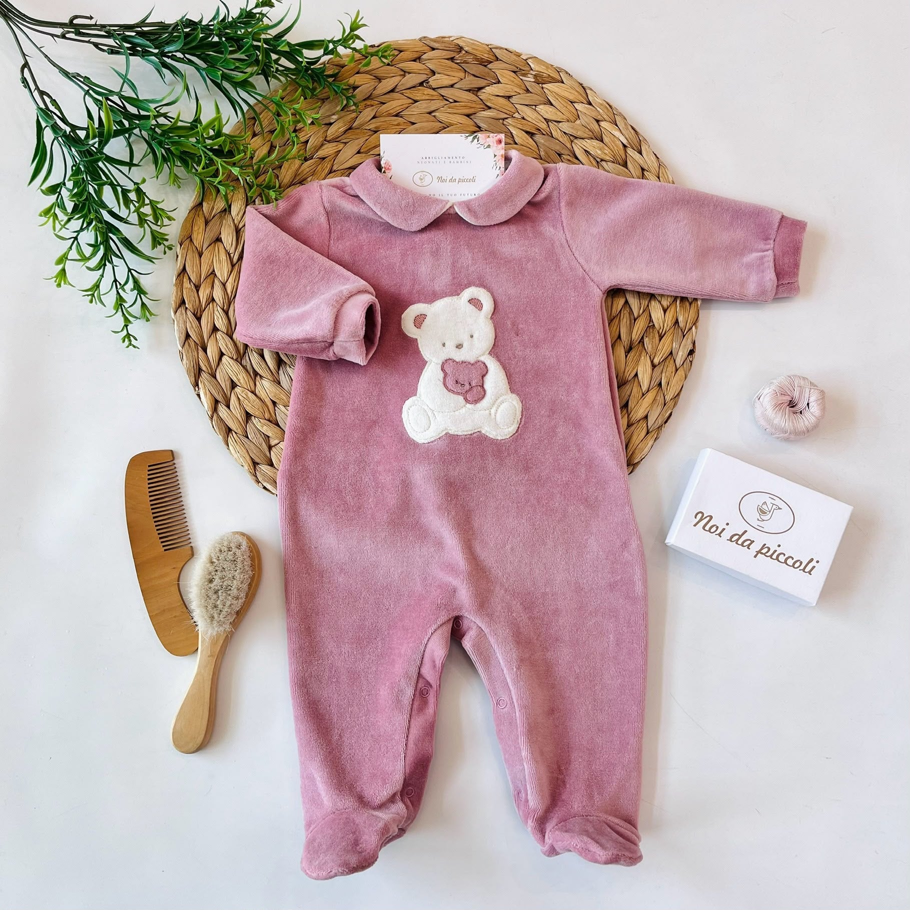TUTINA IN CINIGLIA MALVA TENERO ORSACCHIOTTO - Noi da piccoli