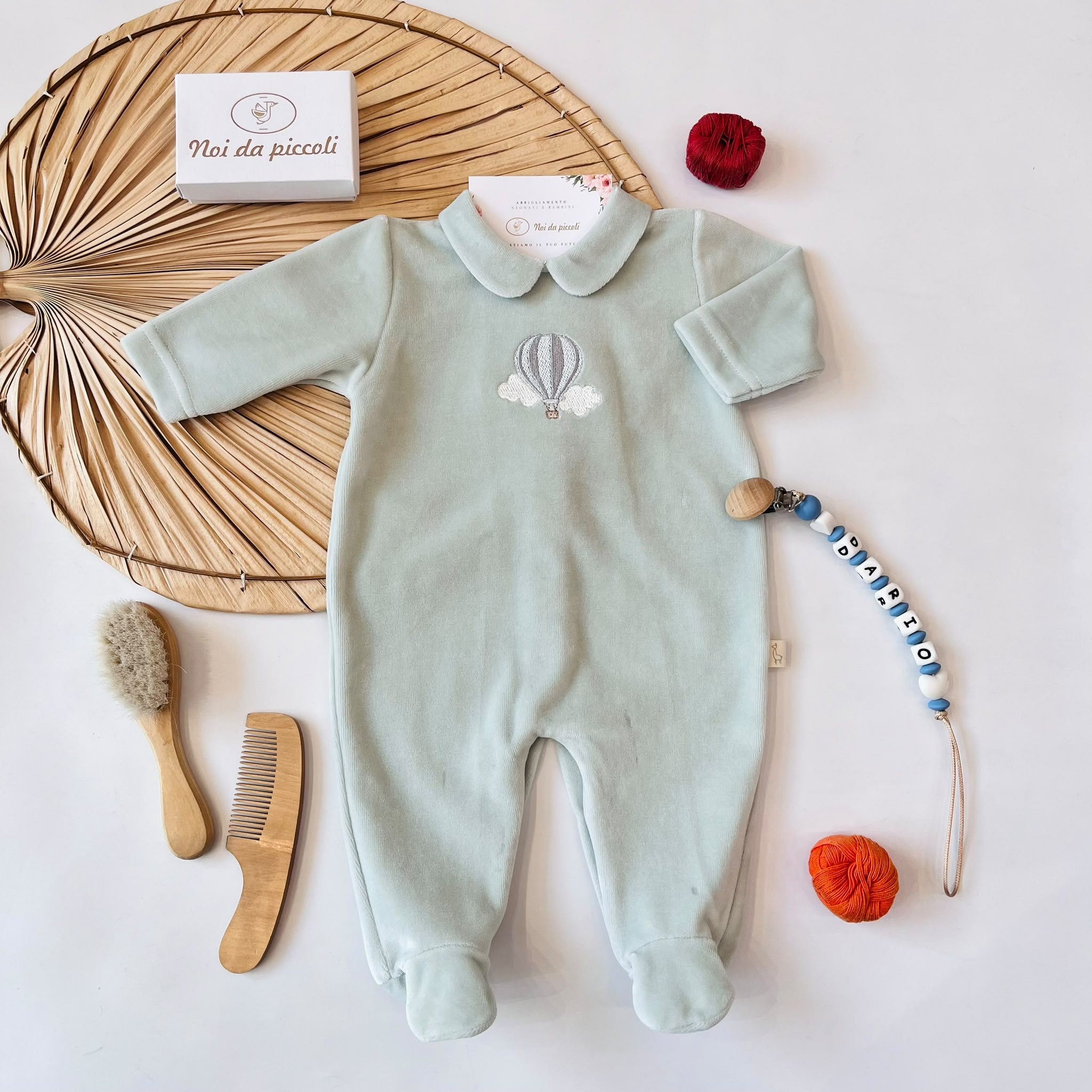 TUTINA IN CINIGLIA MONGOLFIERA VERDE - Noi da piccoli