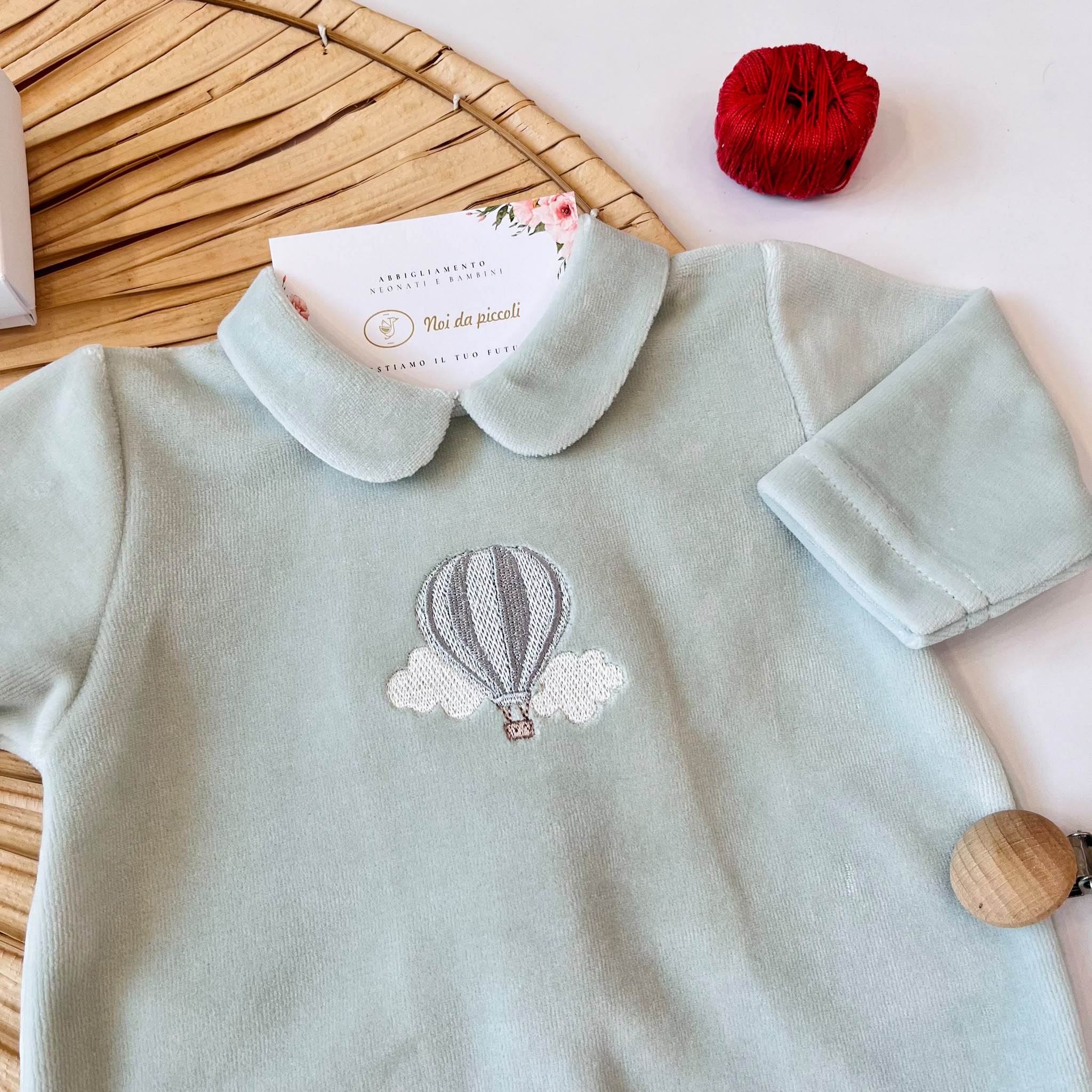TUTINA IN CINIGLIA MONGOLFIERA VERDE - Noi da piccoli