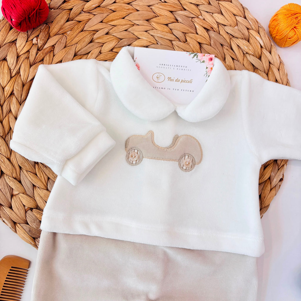 TUTINA IN CINIGLIA OLD CAR BEIGE - Noi da piccoli