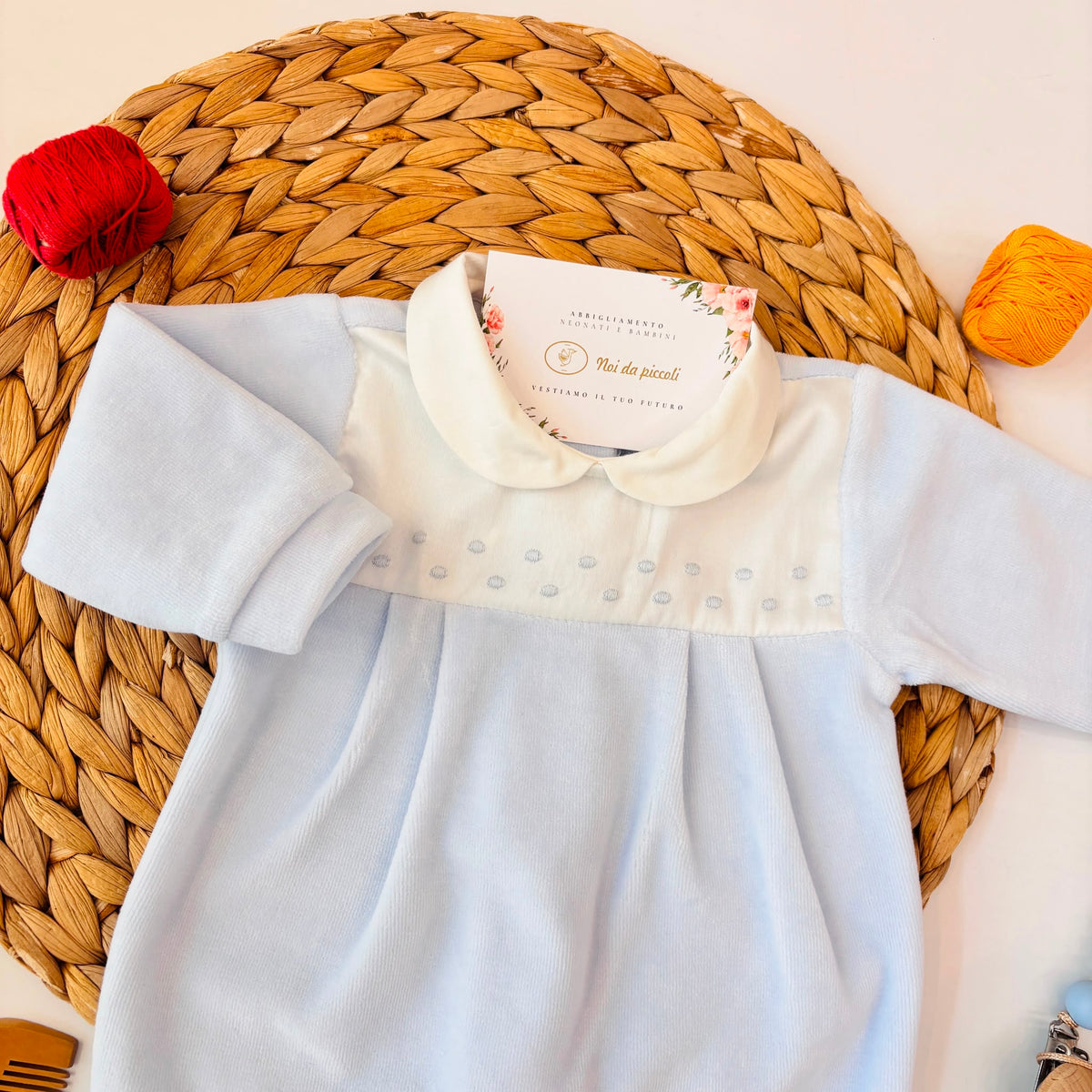 TUTINA IN CINIGLIA PATTEN POIS CIELO - Noi da piccoli