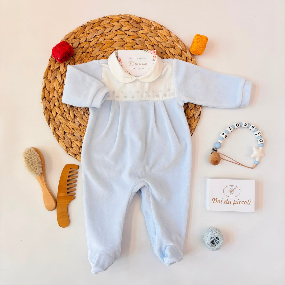 TUTINA IN CINIGLIA PATTEN POIS CIELO - Noi da piccoli
