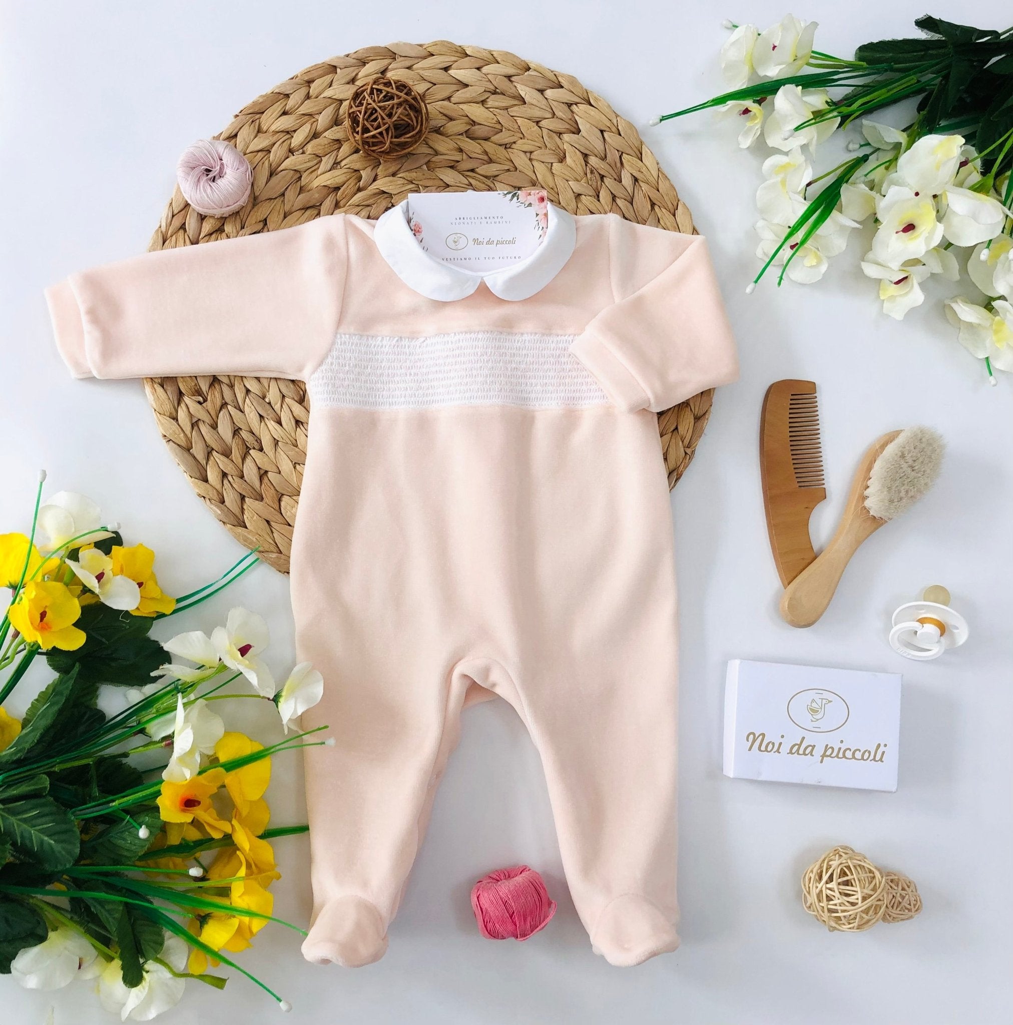 TUTINA IN CINIGLIA PEACH PUNTO SMOK - Noi da piccoli