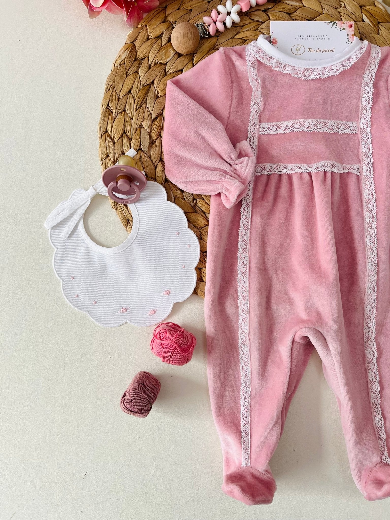 TUTINA IN CINIGLIA ROSA ANTICO TAKE ME HOME - Noi da piccoli