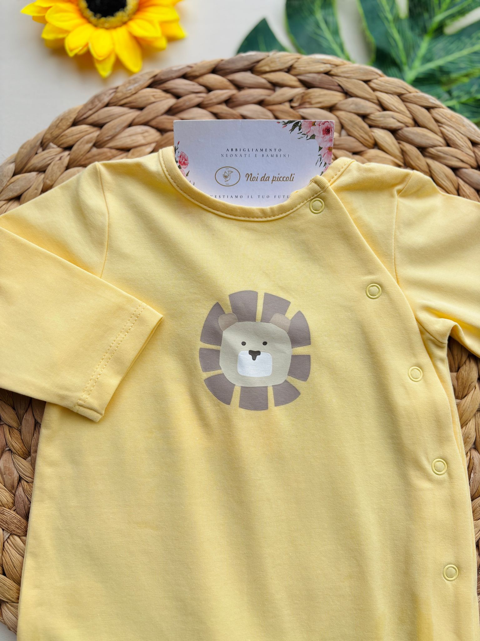 TUTINA IN COTONE ANTIPANICO CON LEONCINO SUNNY - Noi da piccoli