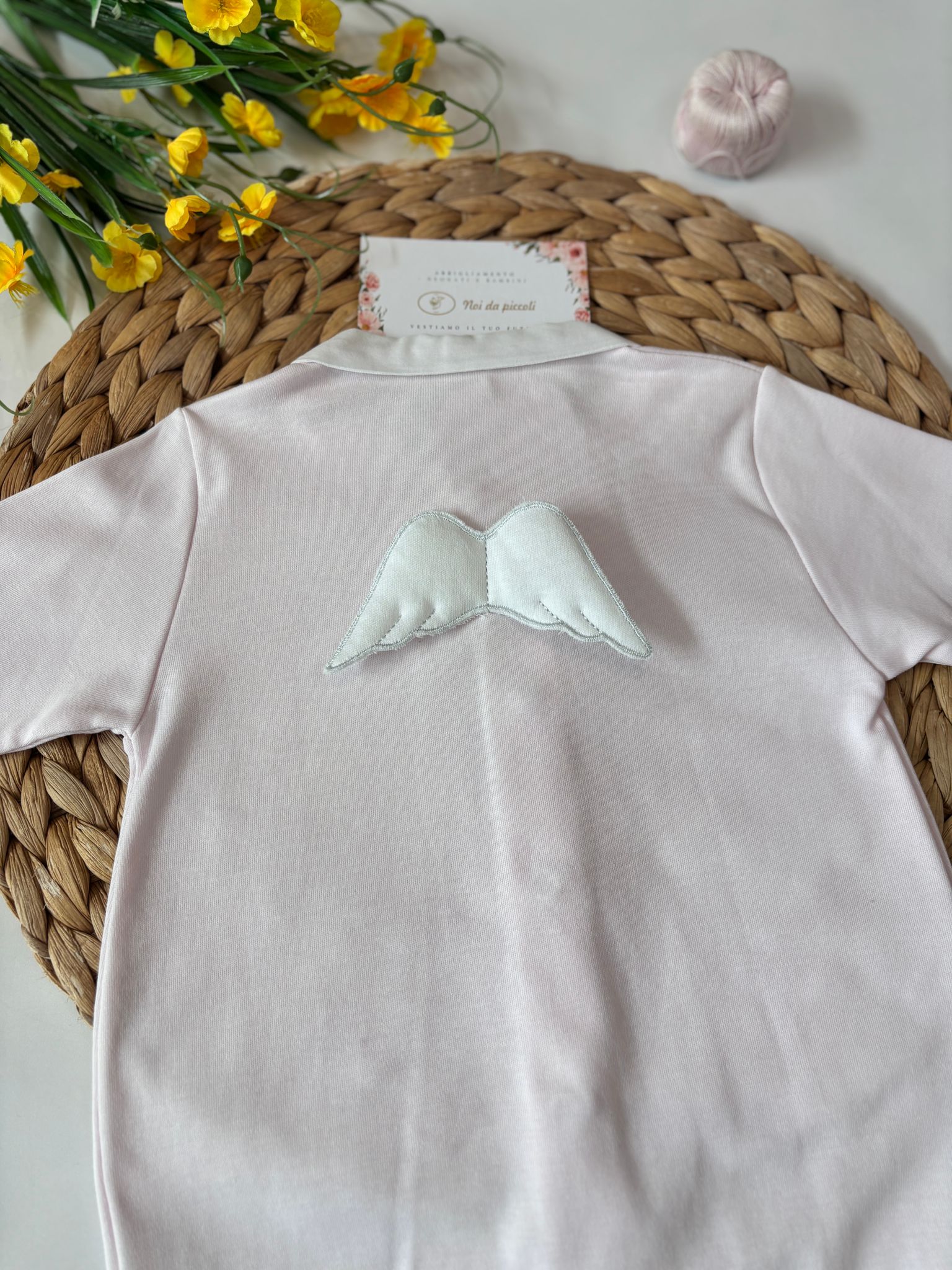 TUTINA IN COTONE ANTIPANICO ROSA ANGELS - Noi da piccoli