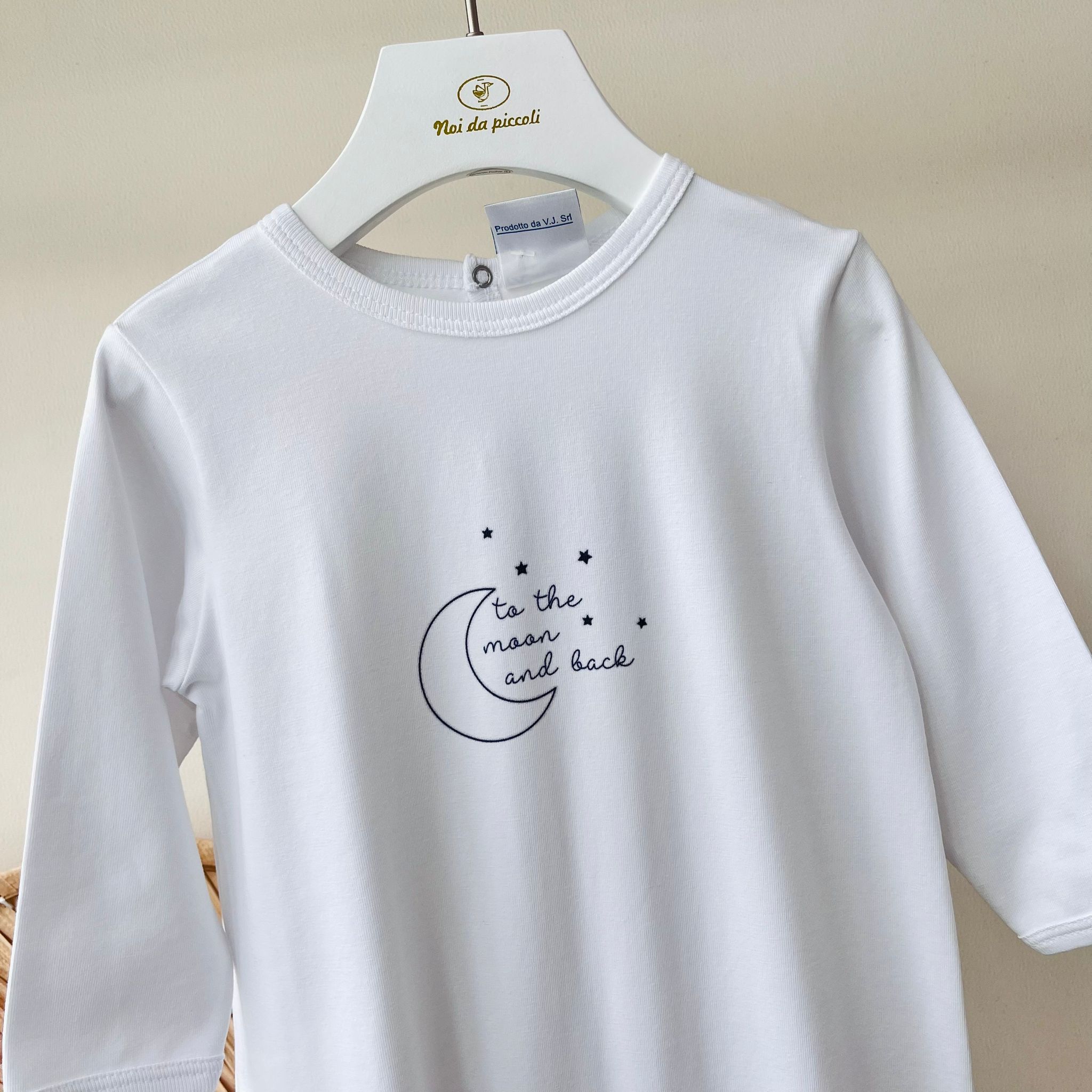 TUTINA IN COTONE BIANCO - Noi da piccoli