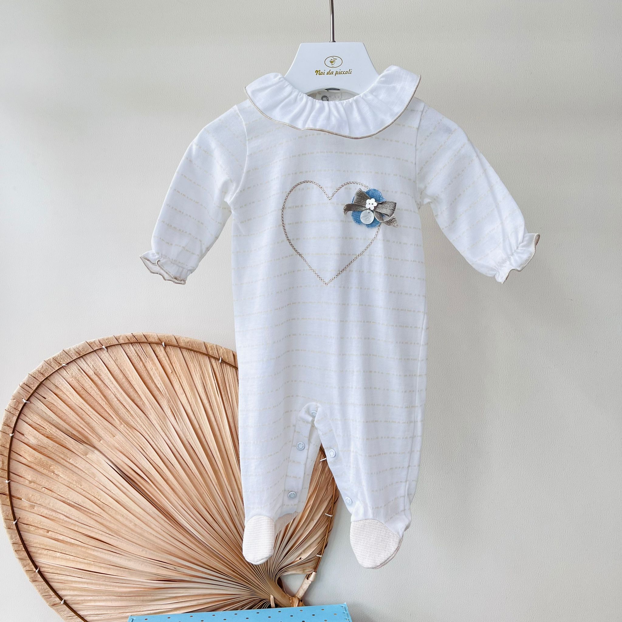 TUTINA IN COTONE BIANCO - Noi da piccoli